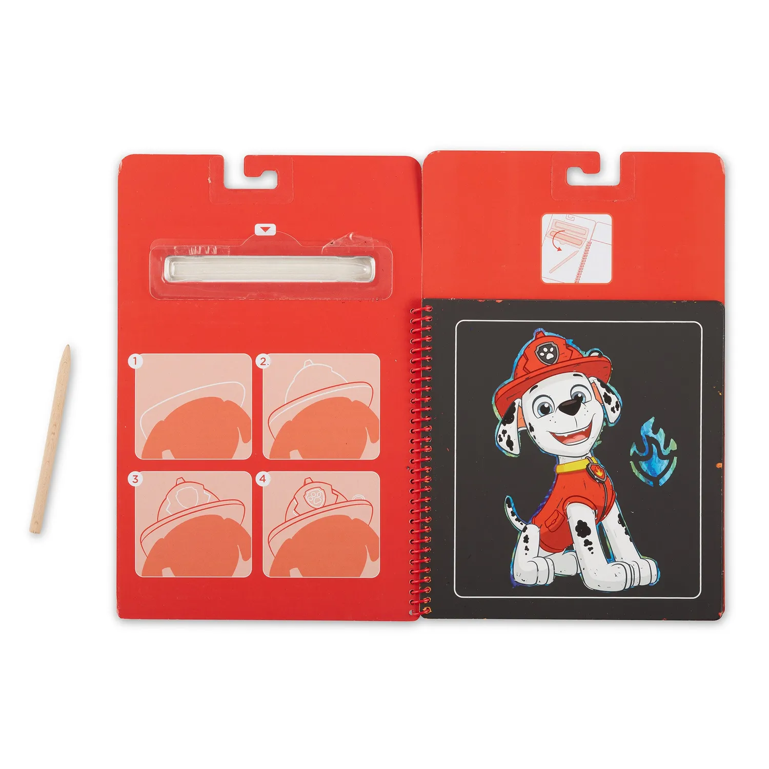 Melissa & Doug PAW Patrol Marshall Kratzblock 10 Bilder