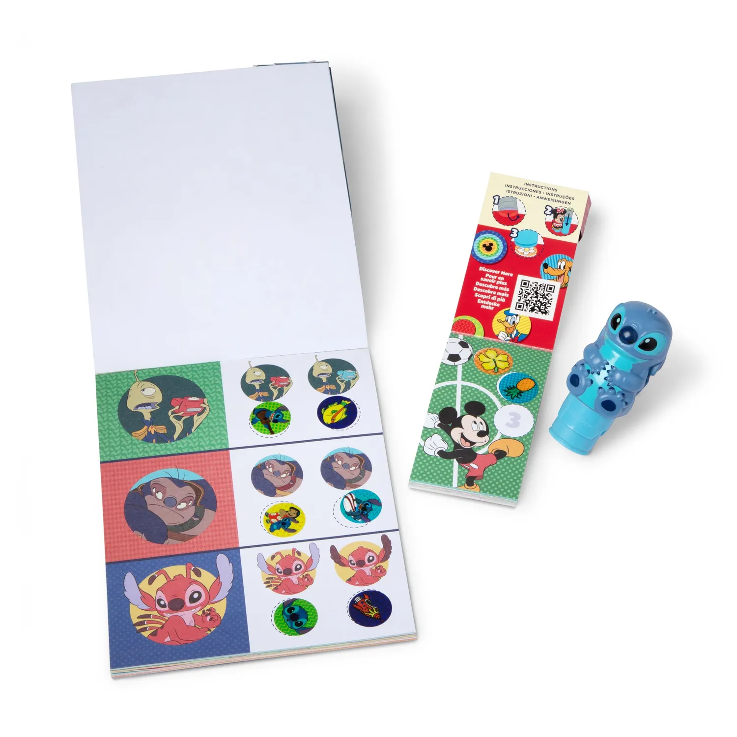 Melissa & Doug Sticker WOW Stitch Stempel Set 500 Sticker + Pad