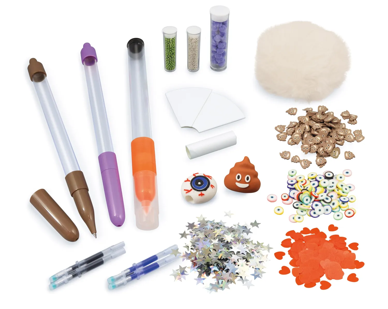 Buki France FK023 Kreativ-Set 3 Stifte radierbar Poop
