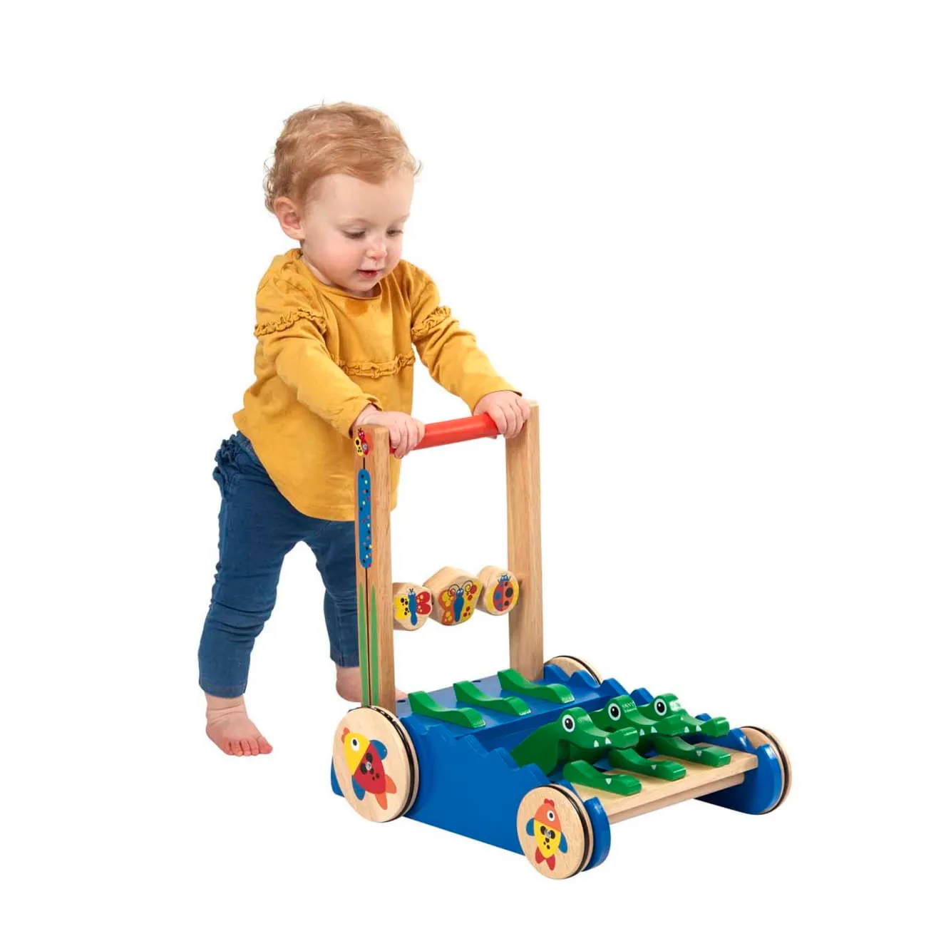Melissa & Doug Chomp Clack Alligator Schiebespielzeug