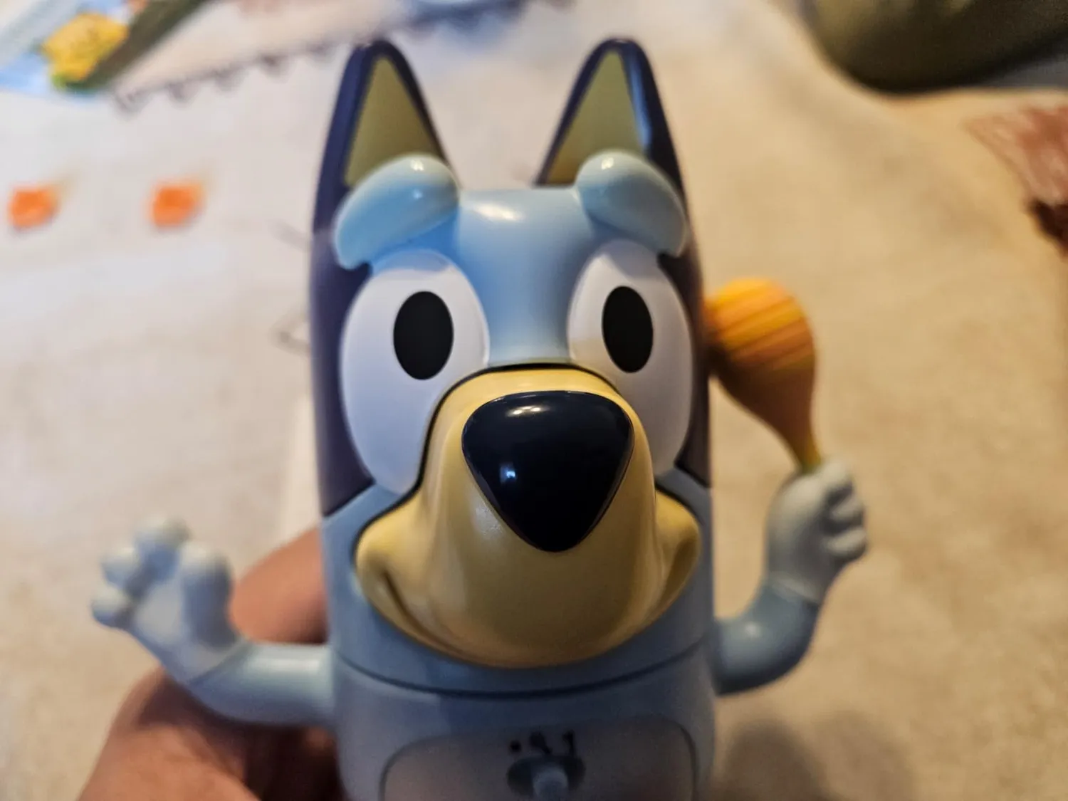 VTech Bluey Dreh- & Zieh-Reaktionsspiel Figur mit Musik 3-6 Jahre