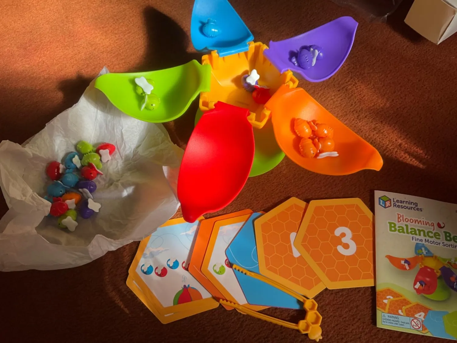 Learning Resources Skill Builders Blühende Balancier-Bienen Sortierset