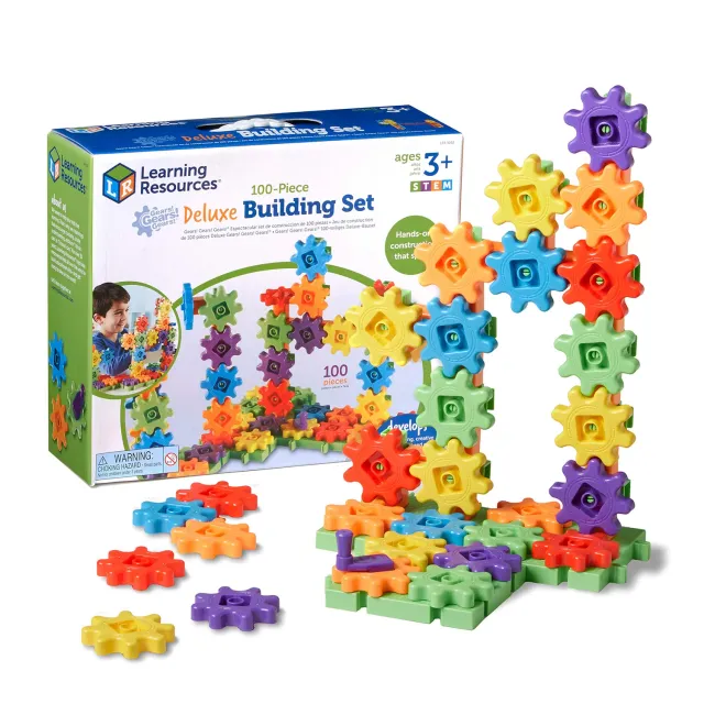 Learning Resources Gears Gears Gears Einsteiger-Bausatz 100 Teile