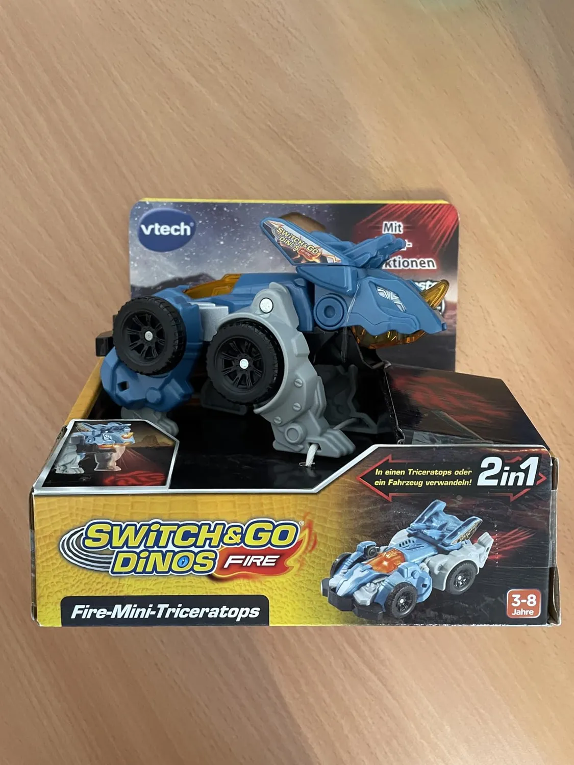 VTech Switch and Go Dinos Fire-Mini-Triceratops Auto