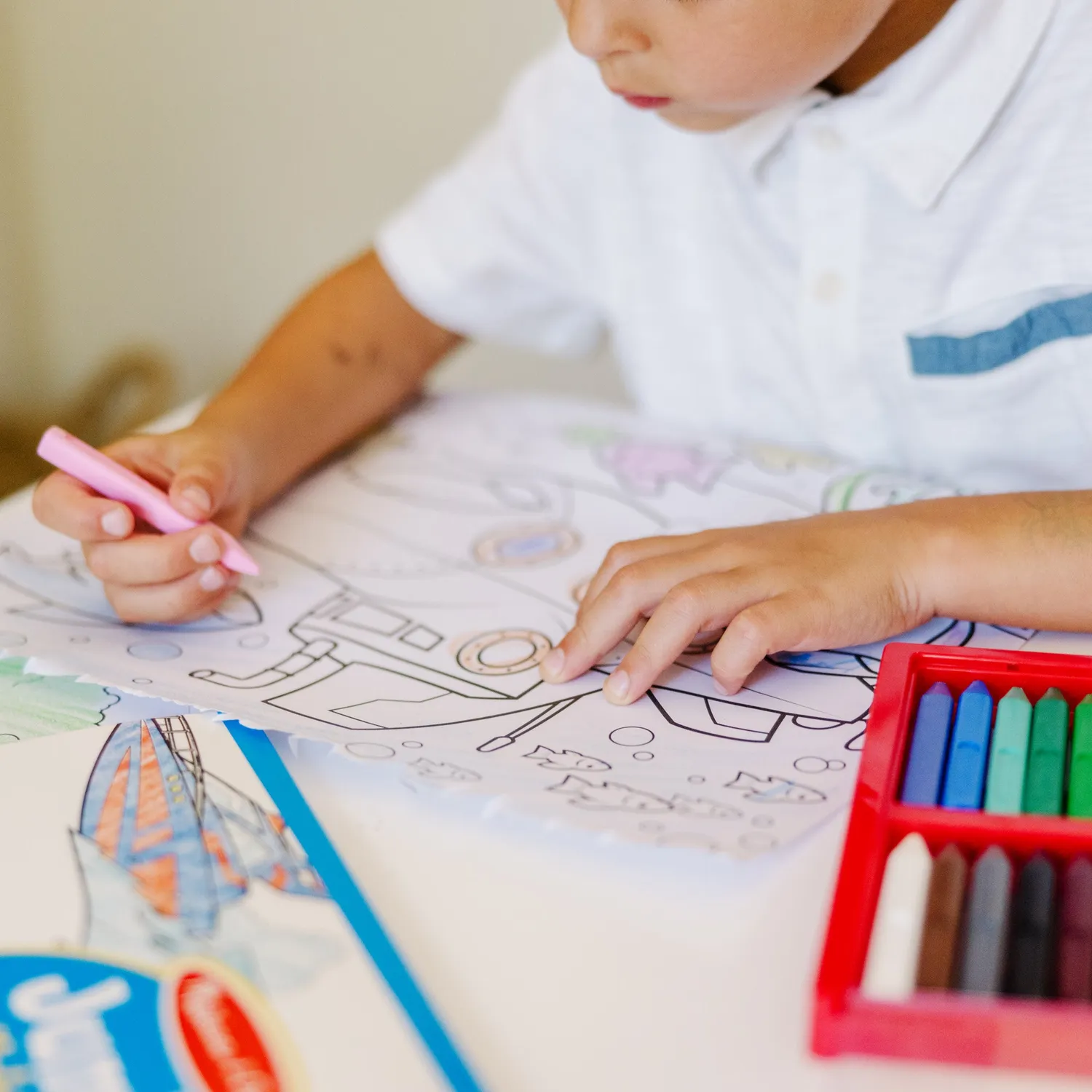 Melissa & Doug Jumbo Coloring Pad Vehicles Malblock