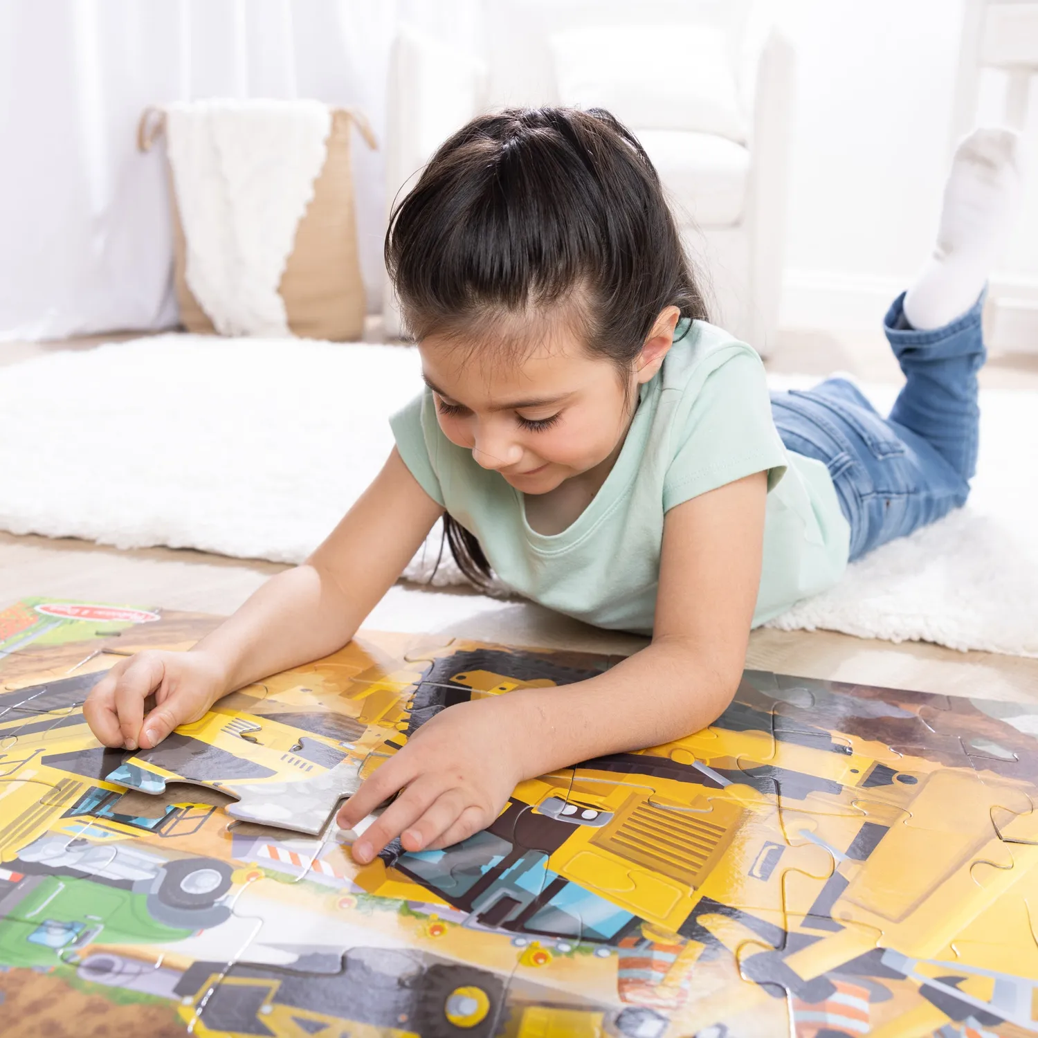 Melissa & Doug Building Site Bodenpuzzle 48 Teile 91x61