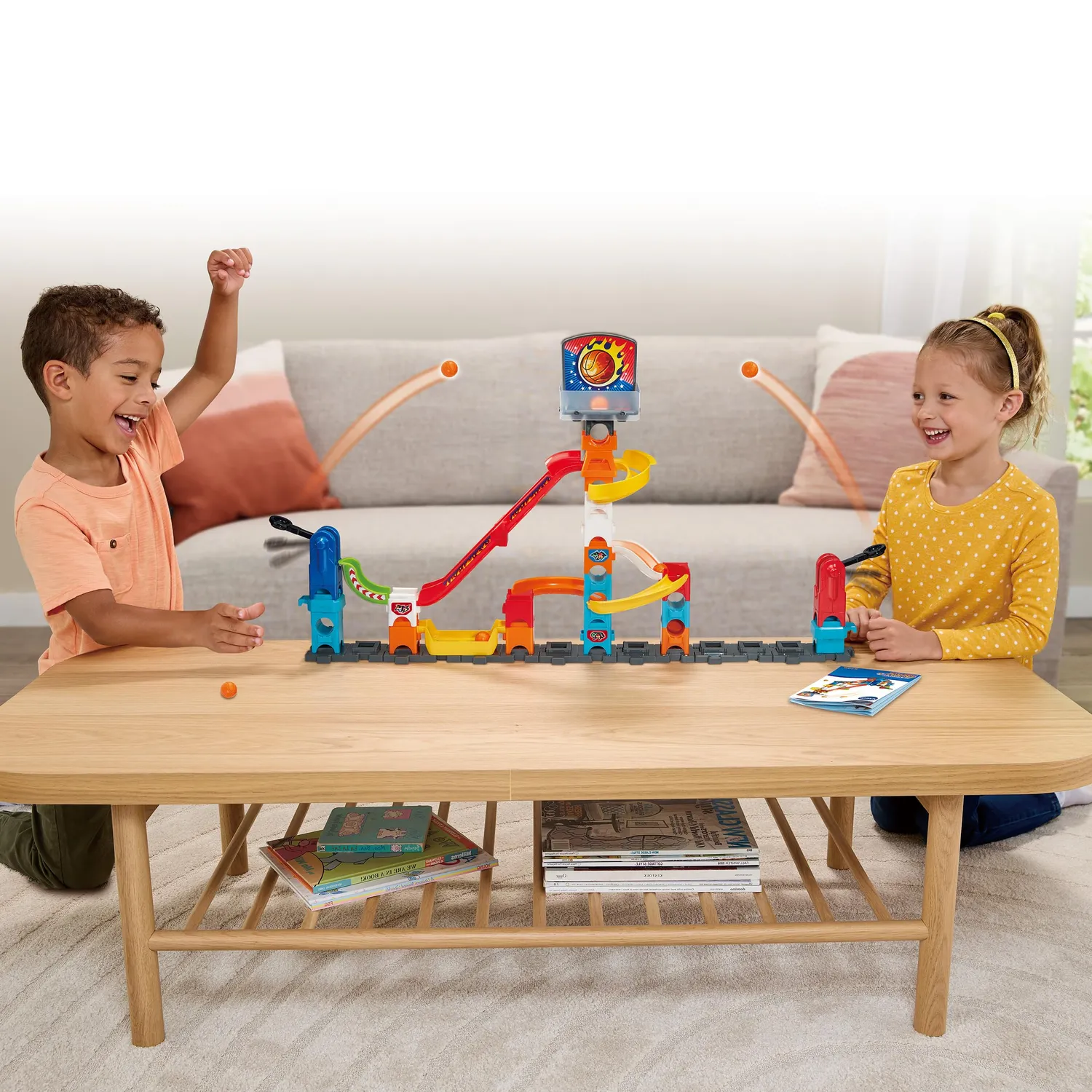VTech Marble Rush Basketball S500 Kugelbahn 41 Teile Werfen