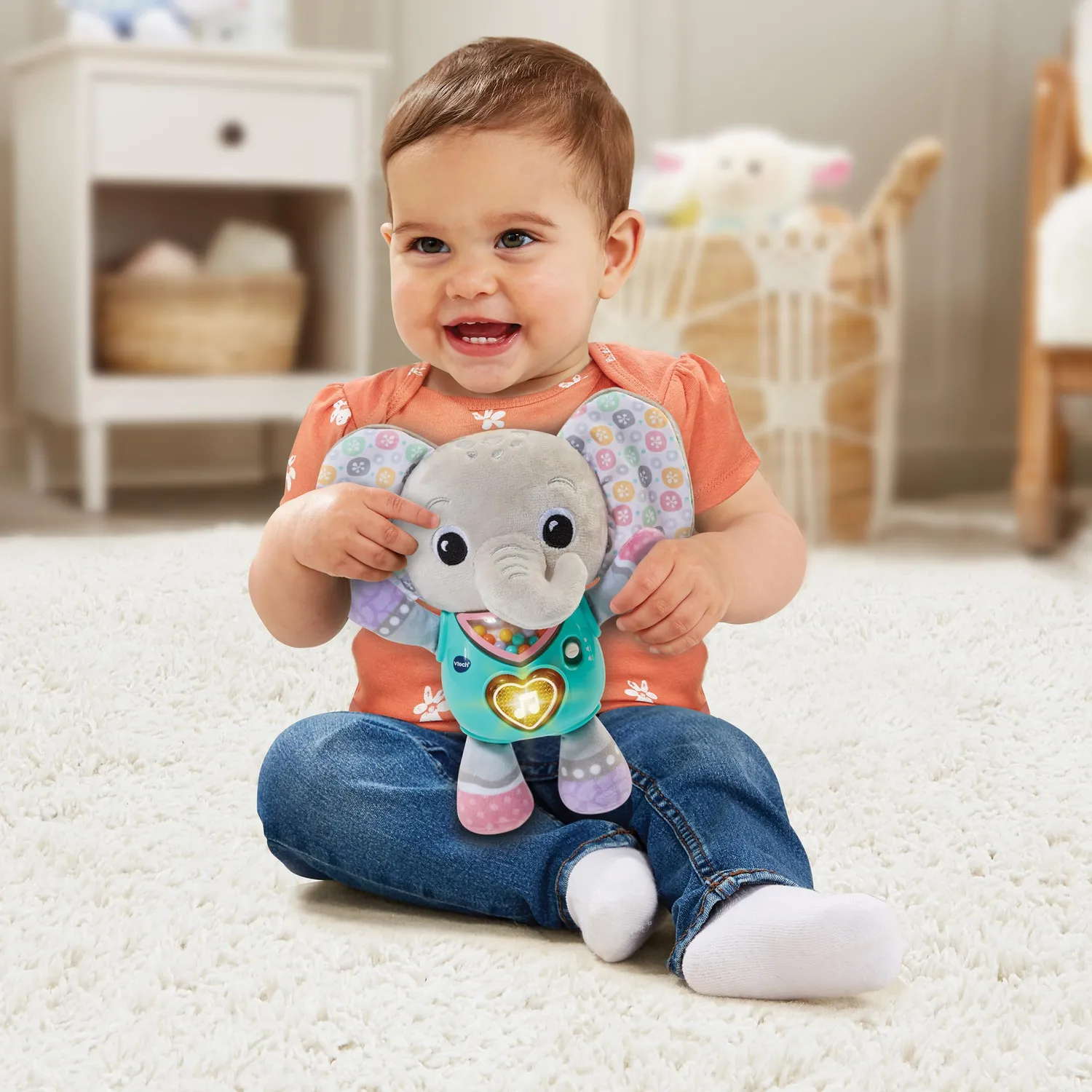 VTech Baby Melodienelefant Musikplayer Musikbox 9-36 Monate