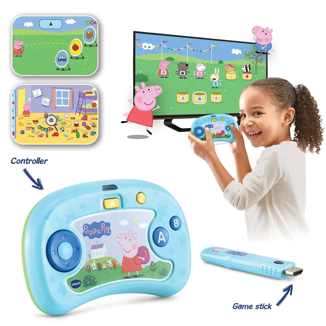 VTech V.Smile Peppa Wutz Lernkonsole TV HDMI spanisch