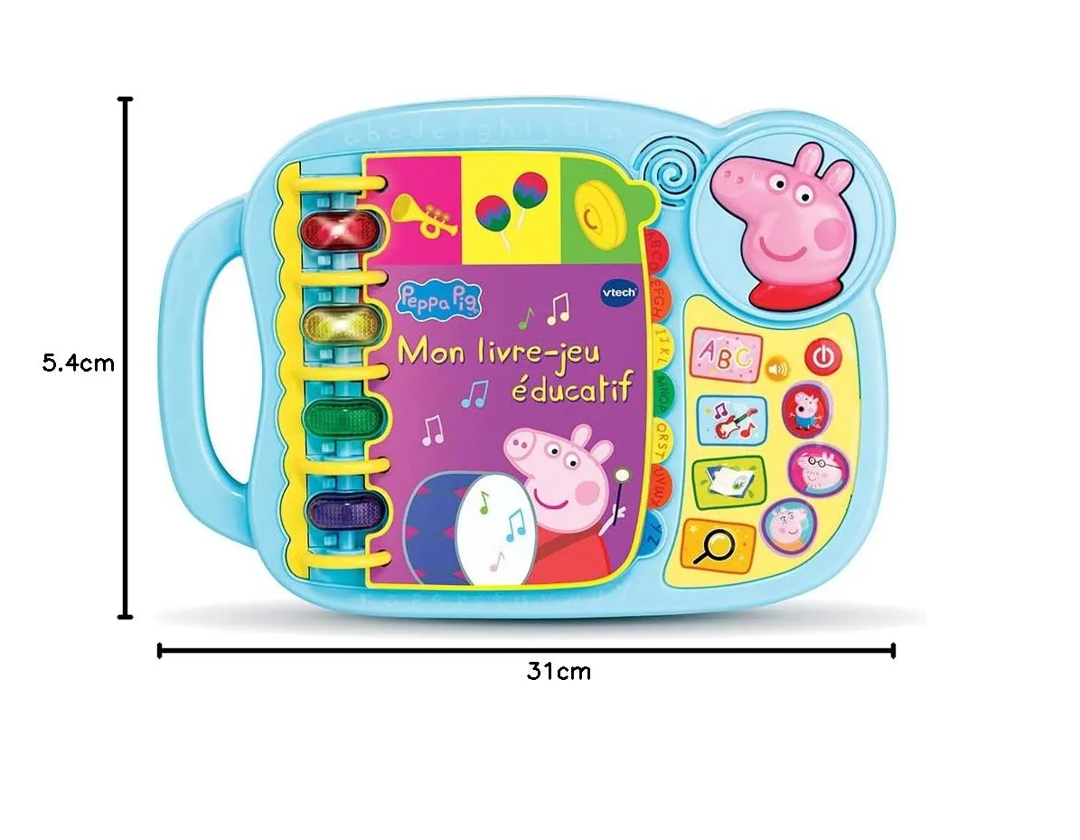 VTech Peppa Pig Lernbuch Kinderbuch französisch mehrfarbig