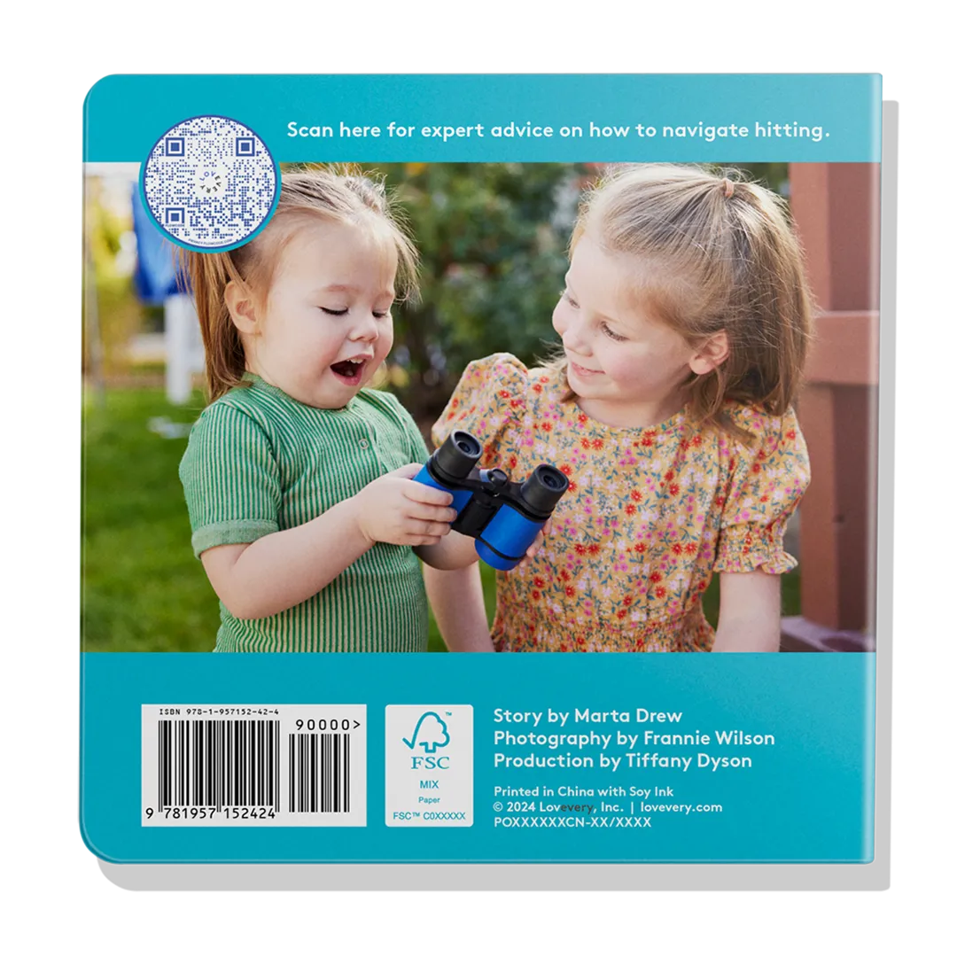 Lovevery Library Hitting Hurts Pappbuch englisch ab 1 Jahr