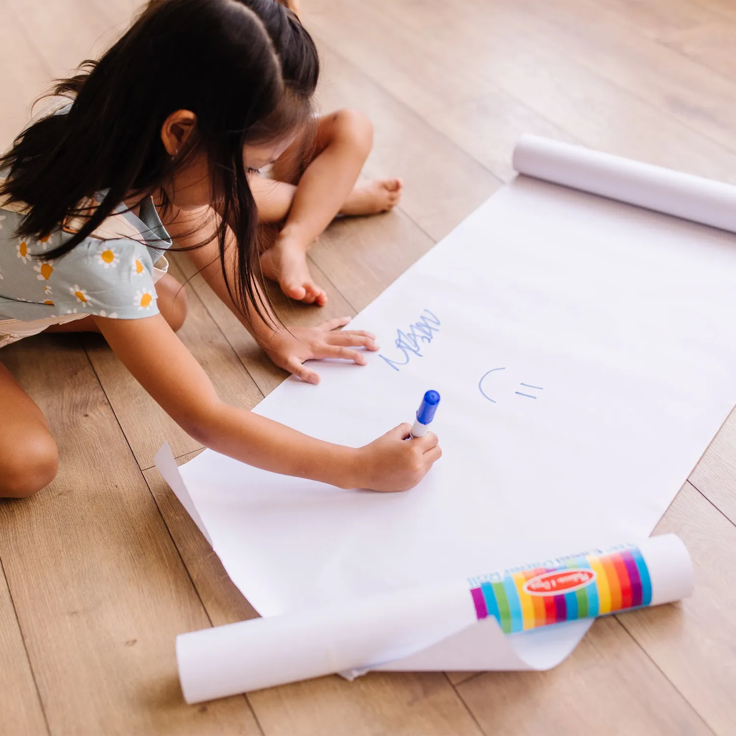 Melissa & Doug Staffelei Papierrolle 3er-Pack Malpapier extra lang