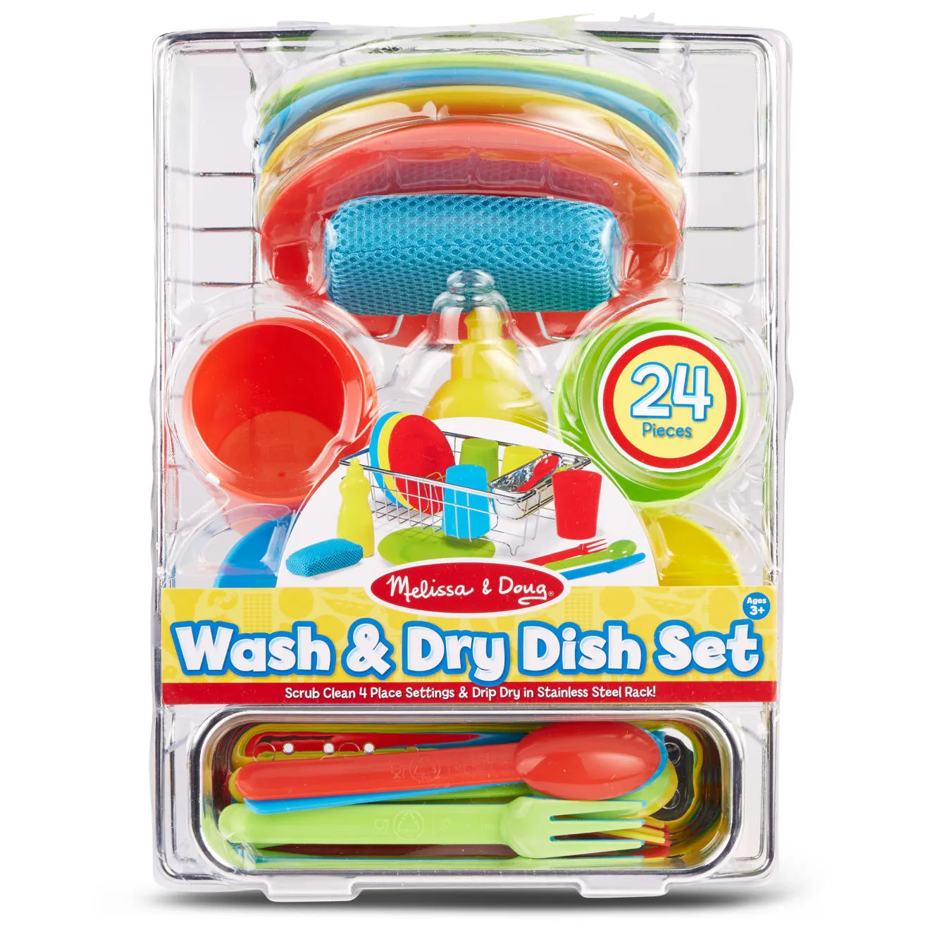 Melissa & Doug Let's Play House Geschirrset spülbar 24-teilig