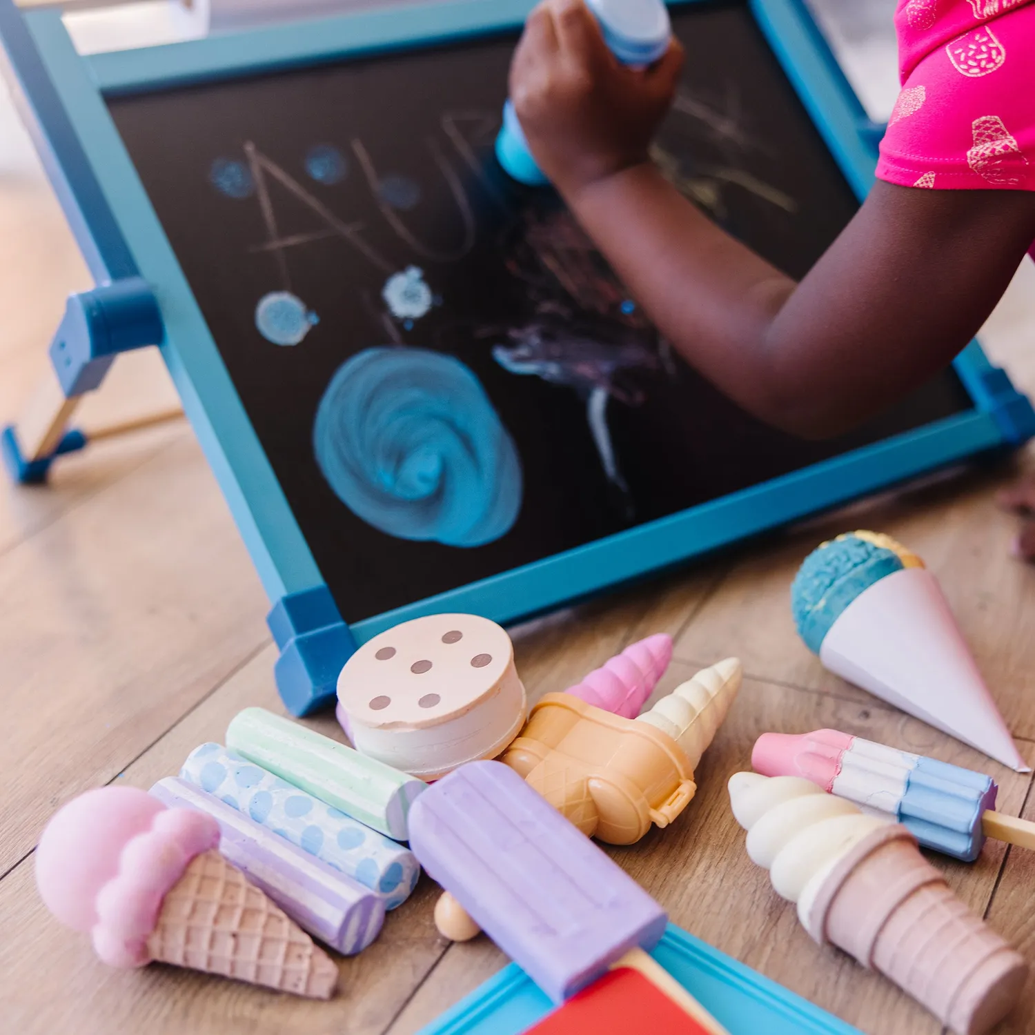 Melissa & Doug Eis Kreide Set 33 Teile für Straße