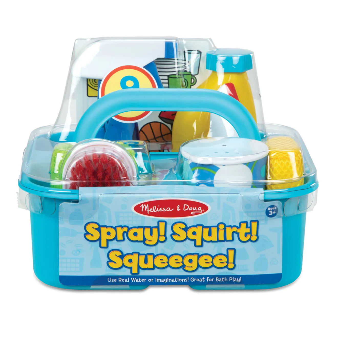 Melissa & Doug Let's Play House Spray Squirt Squeegee Putzset 9-tlg