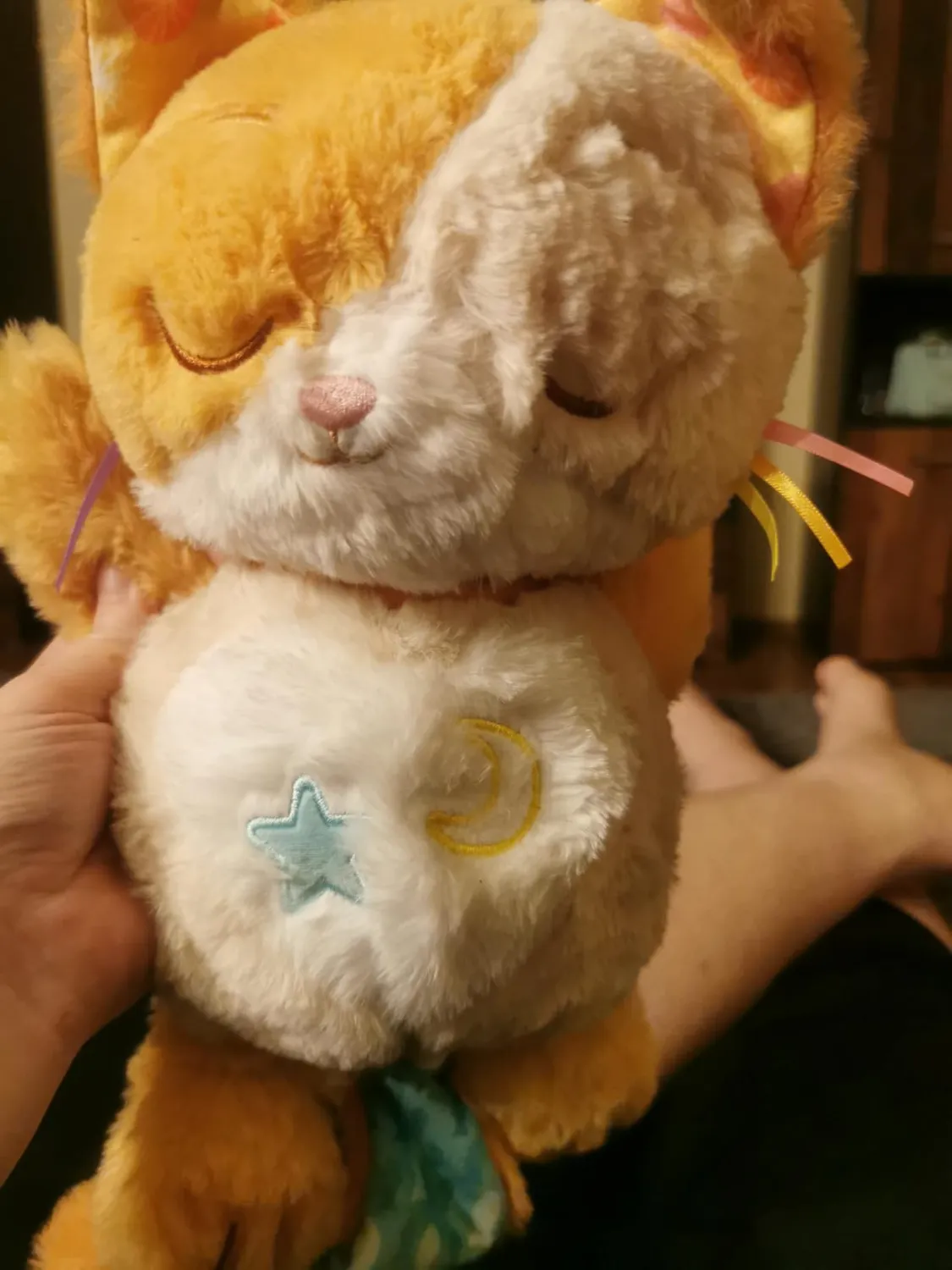 VTech Baby Schlummer-Kätzchen Kuscheltier mit Nachtlicht 0-36 M.