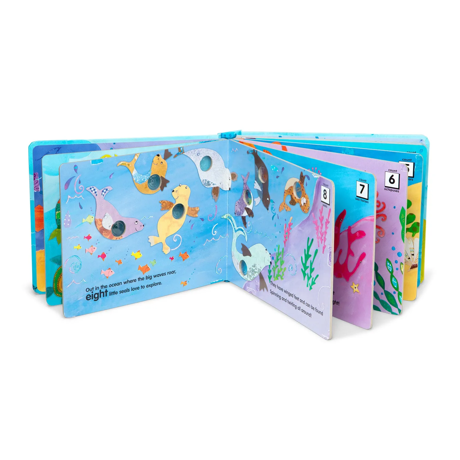 Melissa & Doug Poke-a-Dot Who's in the Ocean Pappbilderbuch Meer