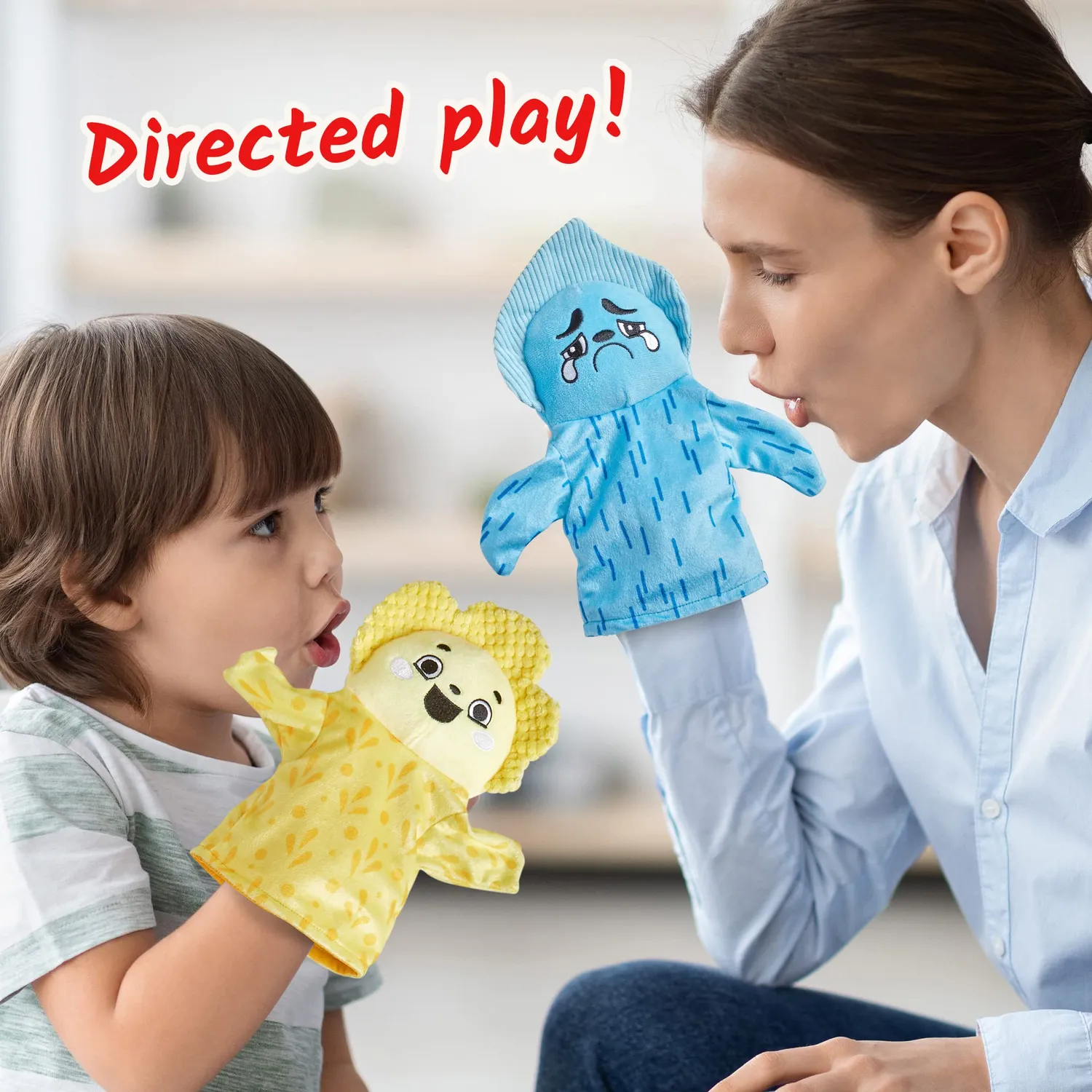 Learning Resources Feelings Family Handpuppen Set 5 Gefühle Stoff