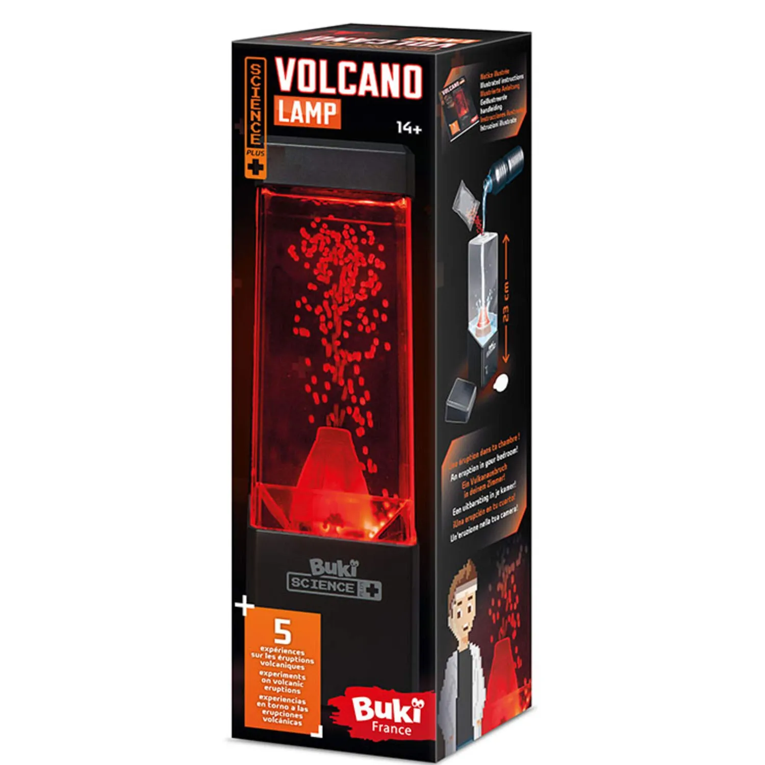 Buki France SP002 Lavalampe Vulkan 24 cm ab 14 Jahre