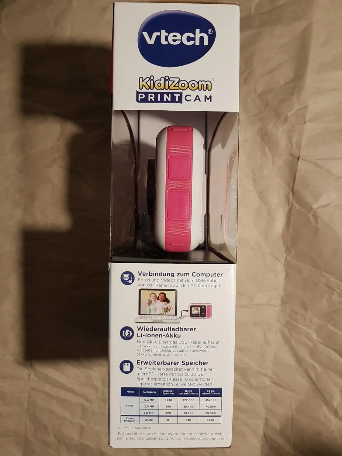 VTech KidiZoom Print Cam Kinderkamera mit Thermodruck