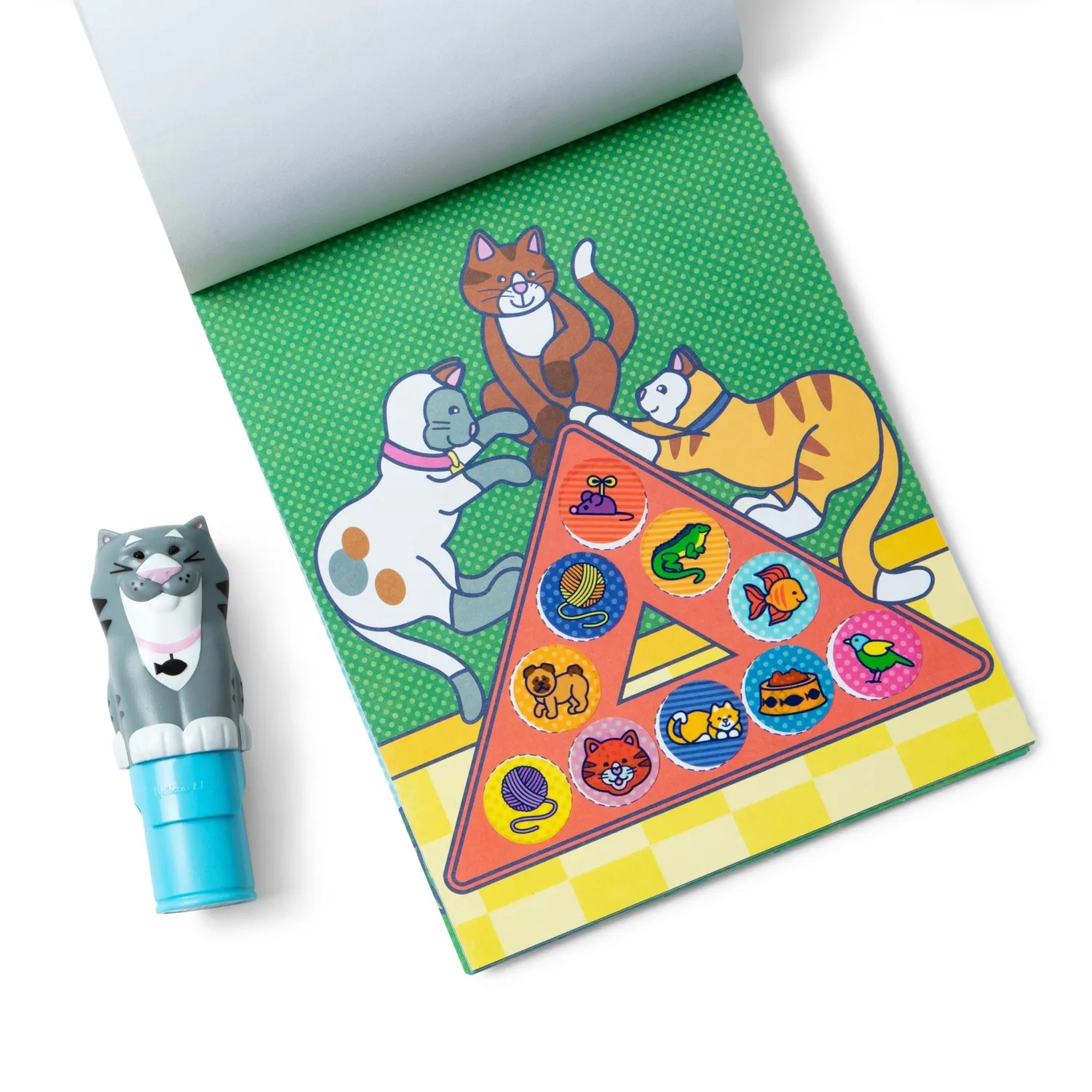 Melissa & Doug Sticker WOW Katze Stempel-Set 500 Sticker