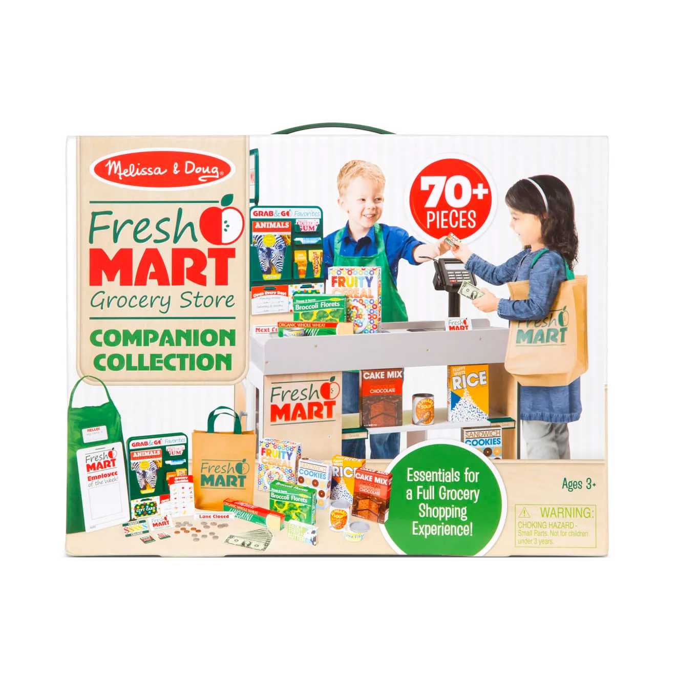 Melissa & Doug Fresh Mart Grocery Store Kaufladen Set 70-teilig