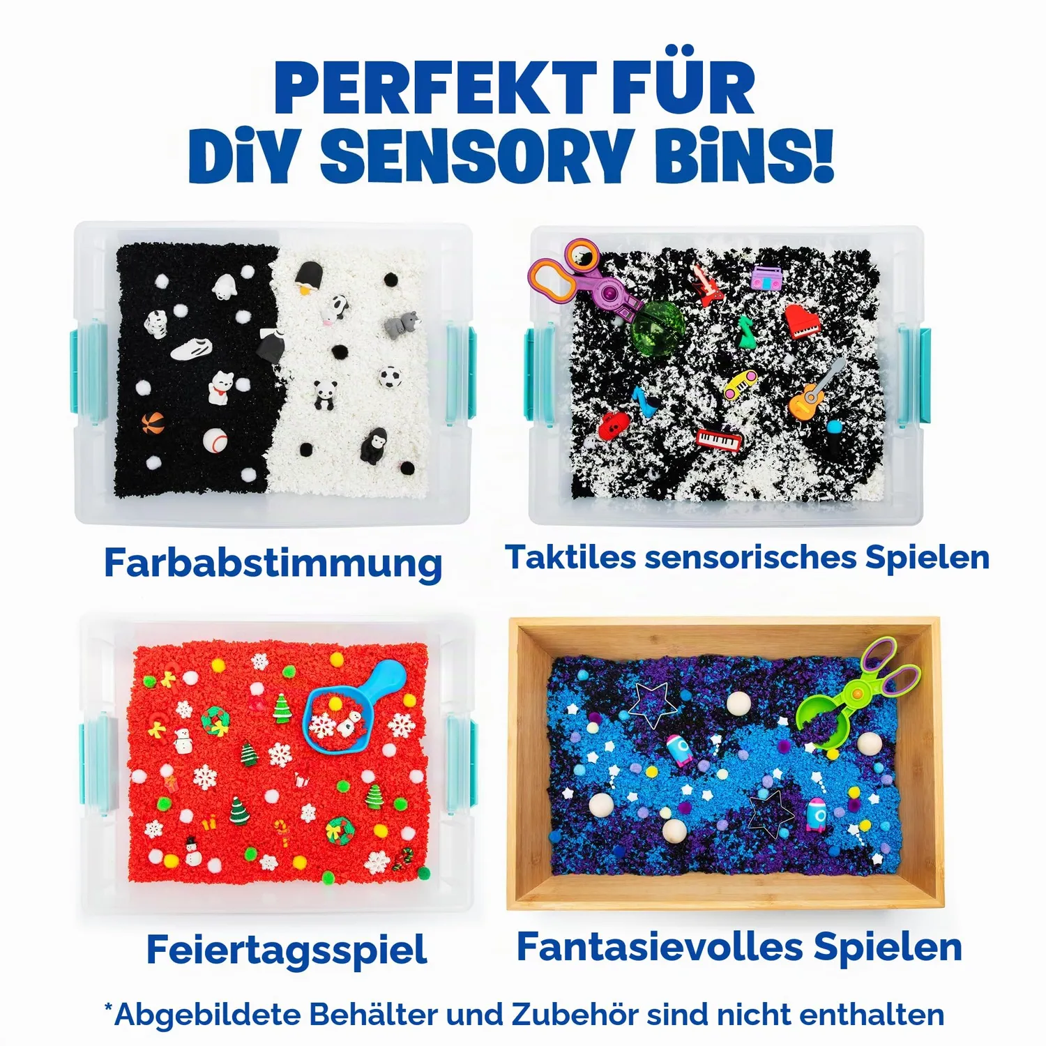 Learning Resources Playfoam Pluffle X-Röhre Sensorikspielzeug Schwarz-Weiß fliessend