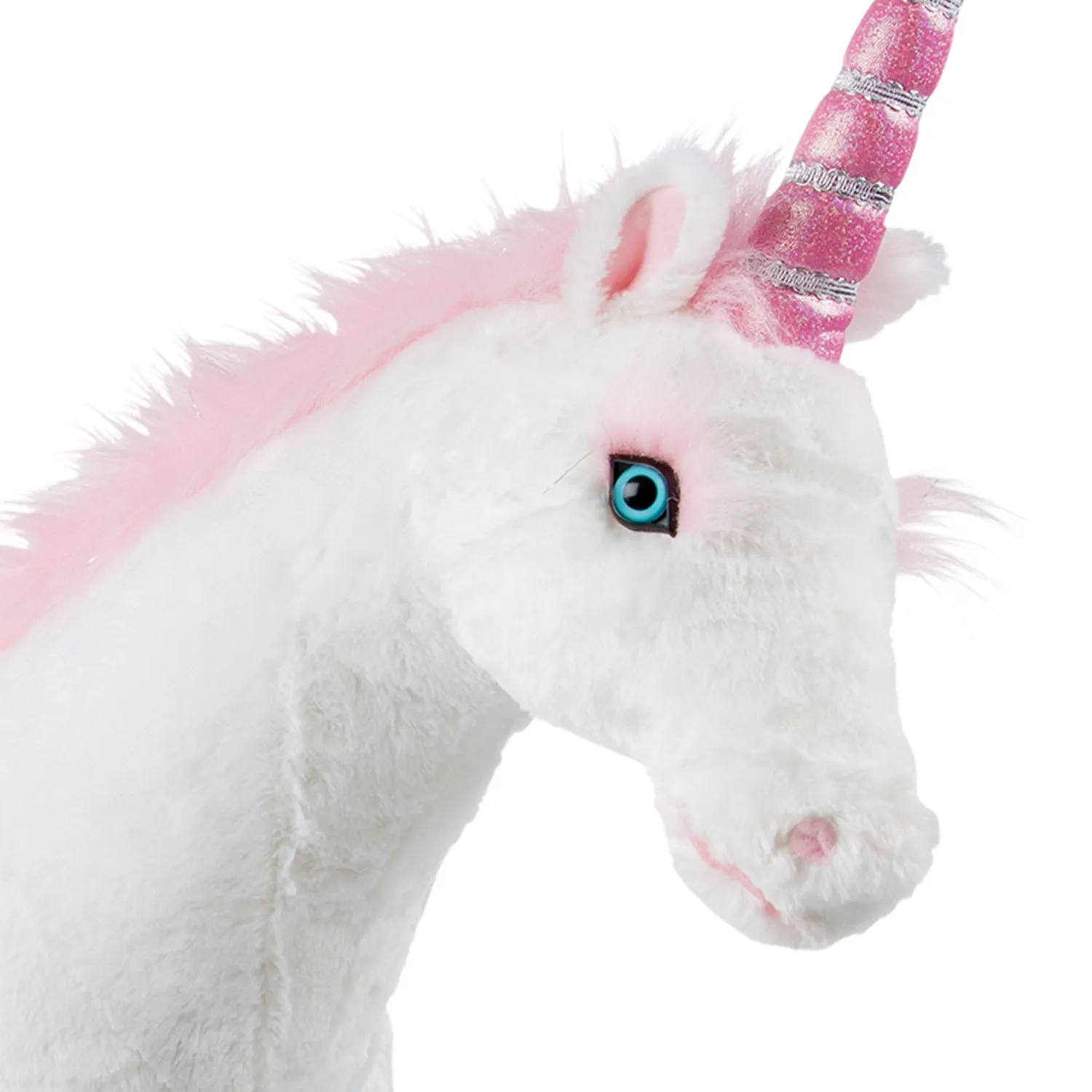 Melissa & Doug Einhorn Plüschtier Groß mit Glitzermähne
