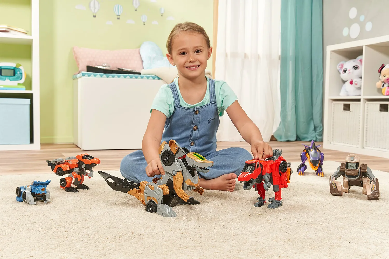 VTech Switch & Go Dinos Fighter-Velociraptor Transformer