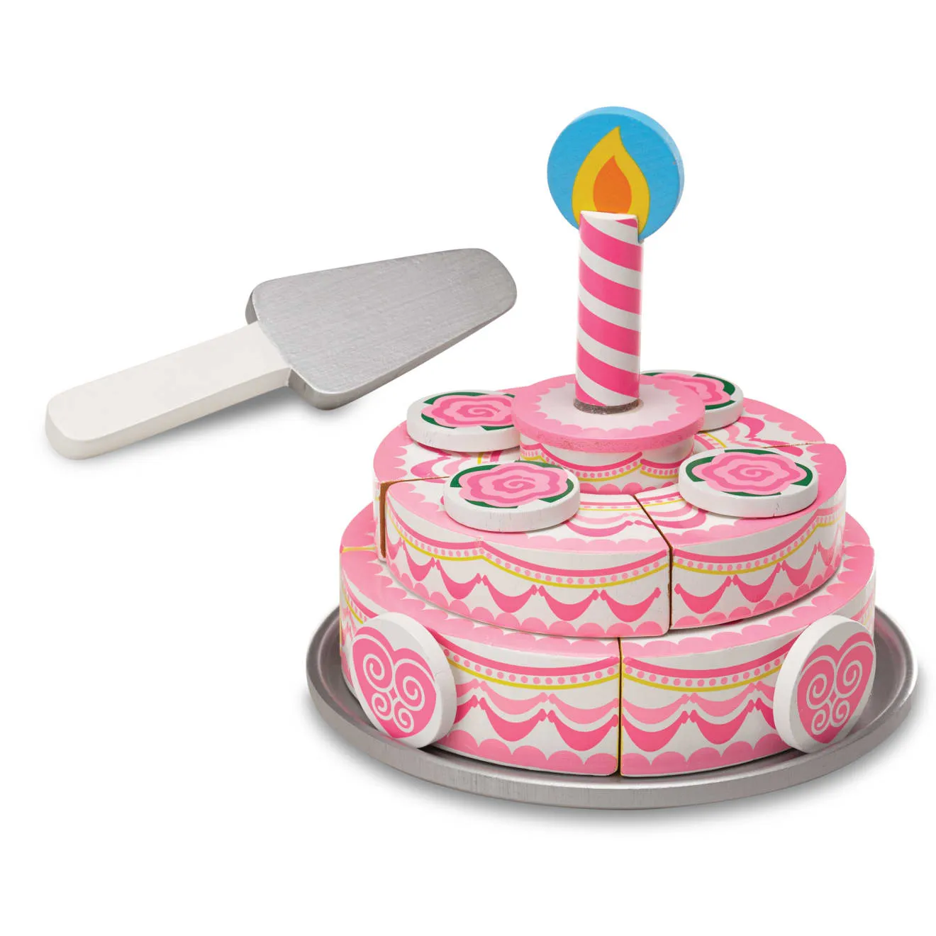 Melissa & Doug Triple-Layer Party Cake Holzspielkuchen 3-lagig