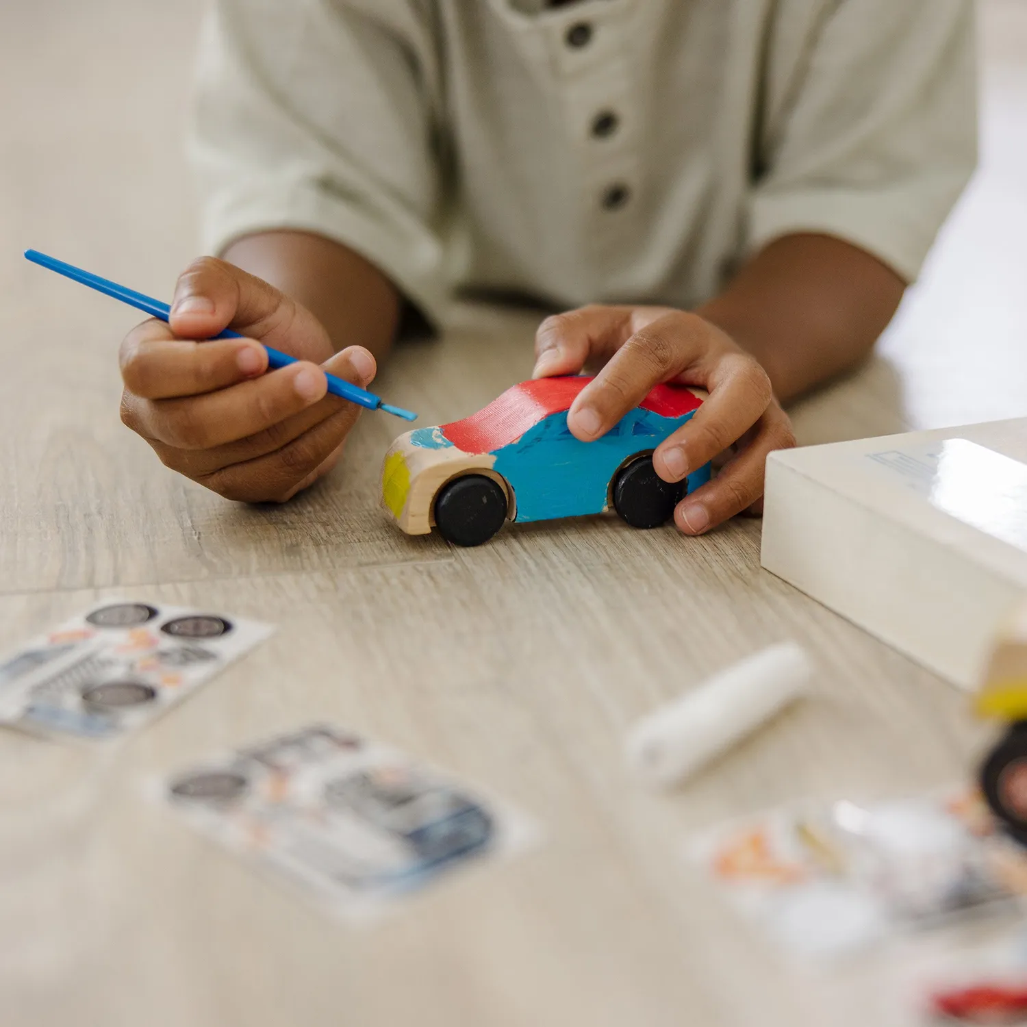 Melissa & Doug Created By Me Vehicles Bastelset 2er Rennauto Truck
