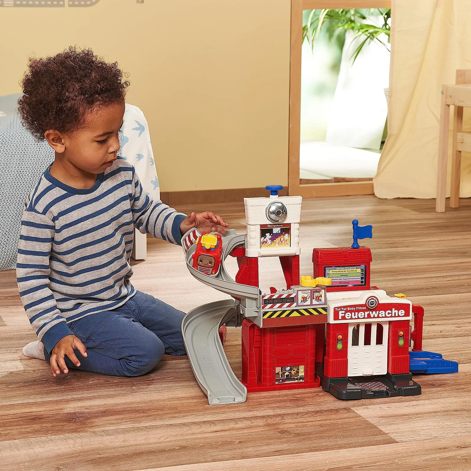 VTech Tut Tut Baby Flitzer Feuerwache Spielset mit Auto