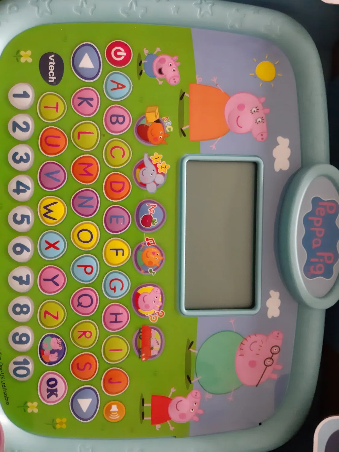 VTech Peppa Lerntablet Kindertablet 2-5 Jahre mit 26 Tasten