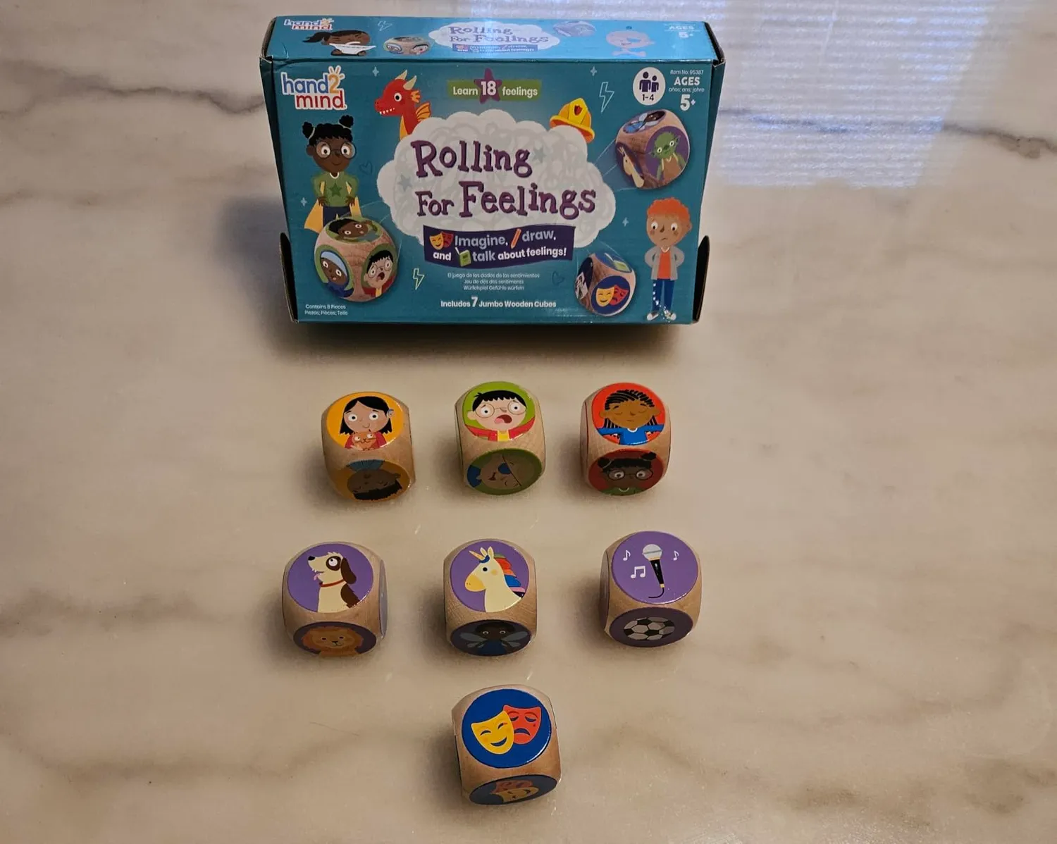 Learning Resources Gefühle würfeln Lernspiel Holz ab 5 Jahren