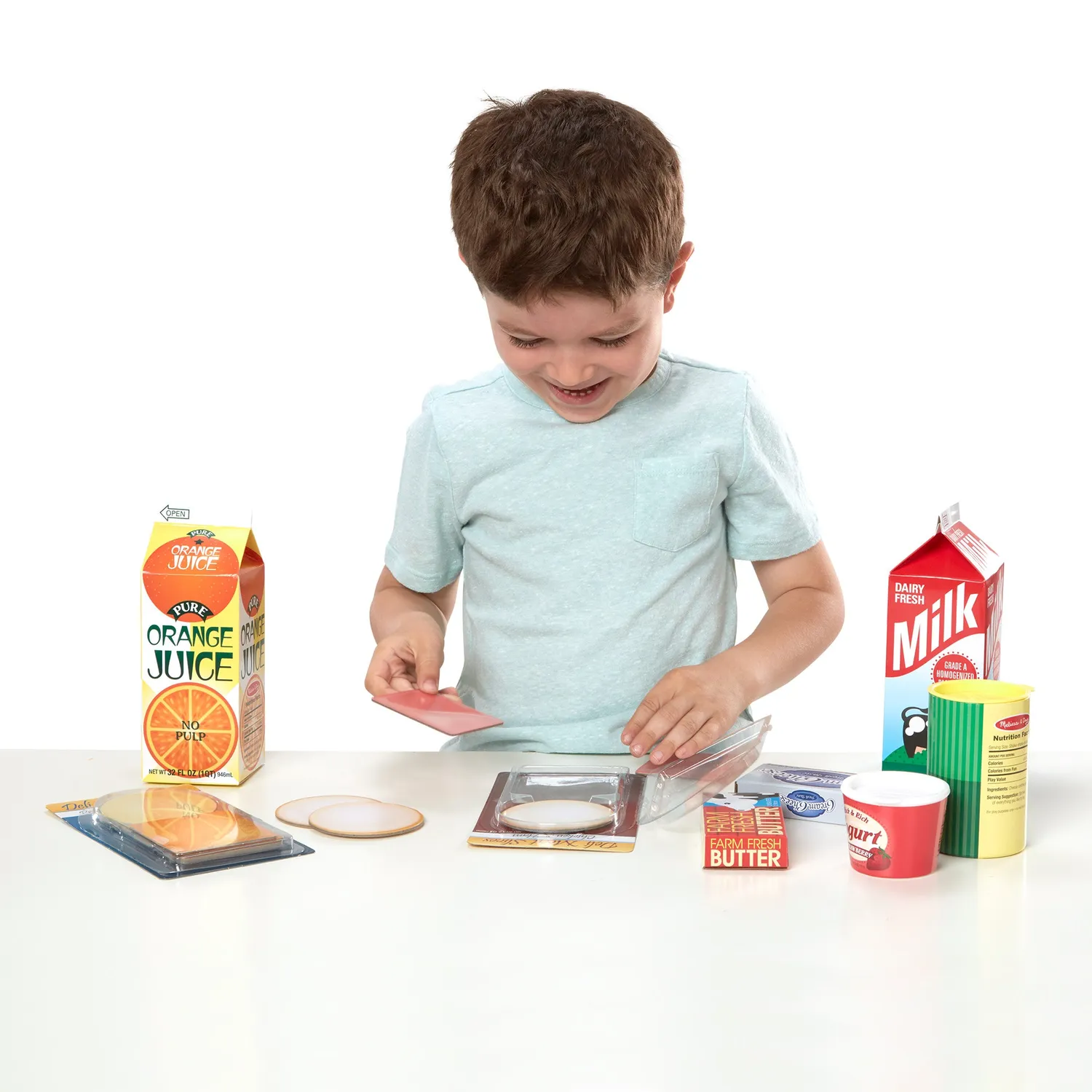 Melissa & Doug Fridge Fillers Spiellebensmittel Set