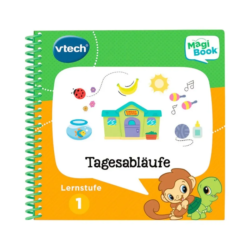 VTech MagiBook Lernstufe 1 Tagesabläufe Lernbuch