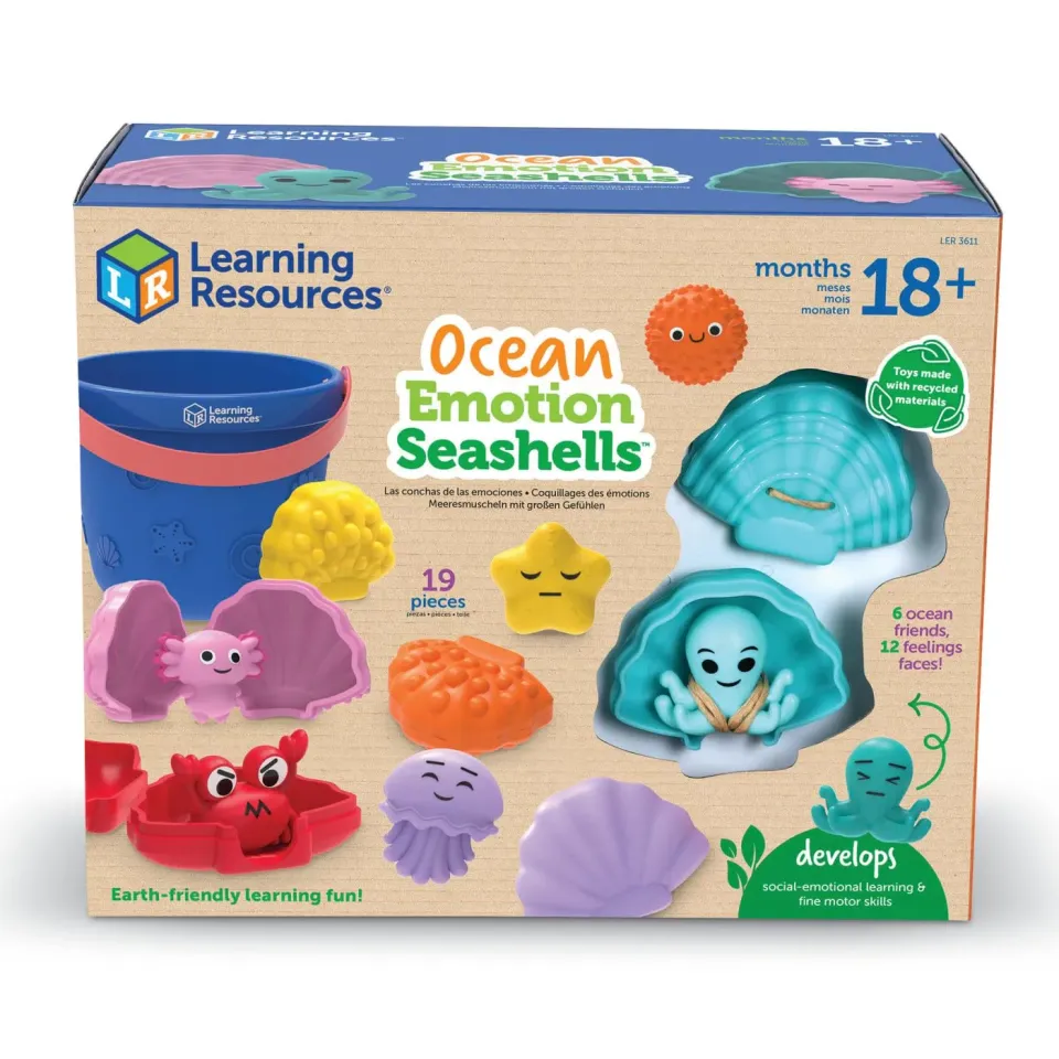 Learning Resources Emotionale Ozean-Muscheln Sensorikspielzeug