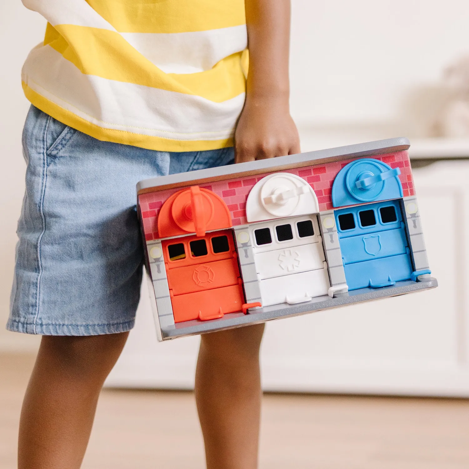 Melissa & Doug Keys Cars Spielgarage Rettung Fahrzeuge