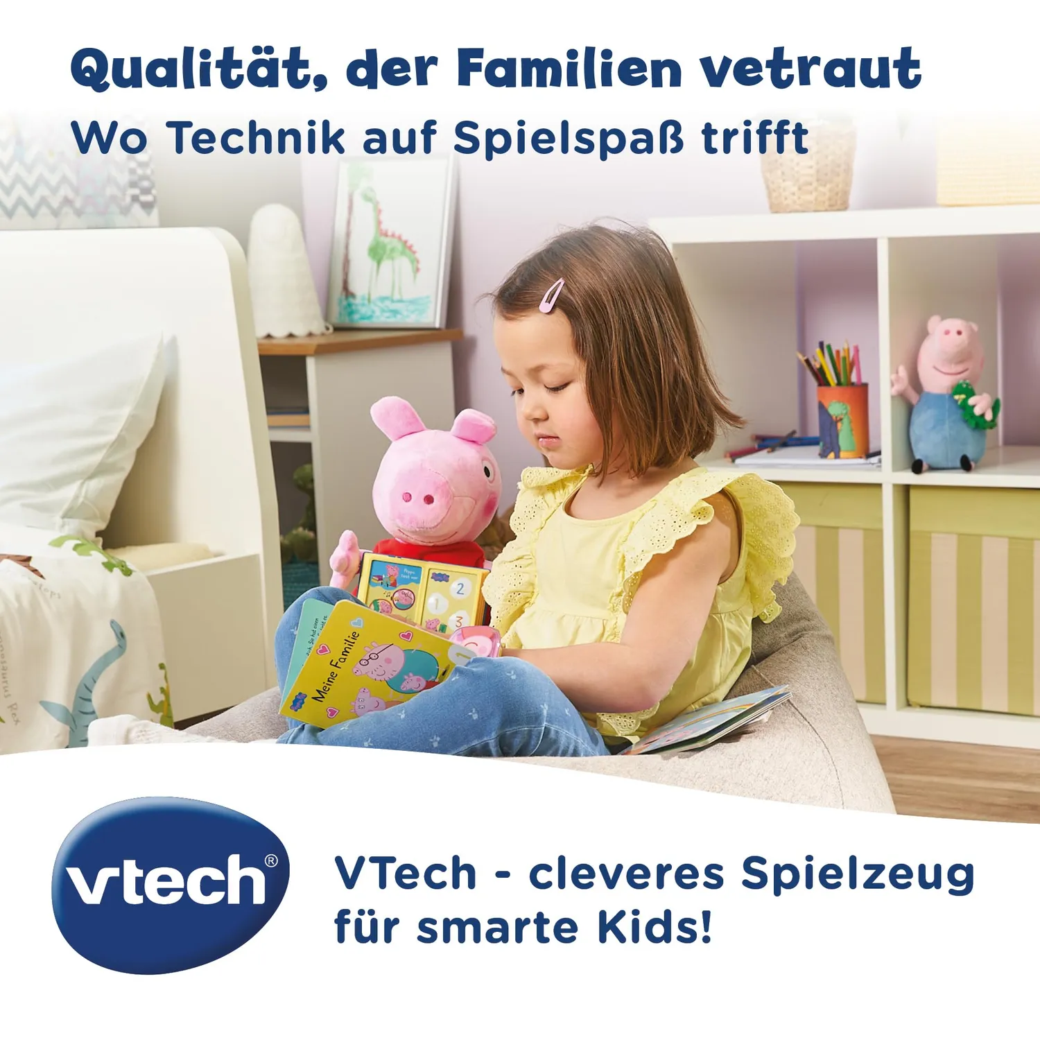 VTech Peppa Pig Reaktionsspaß Lernspiel ab 3 Jahren