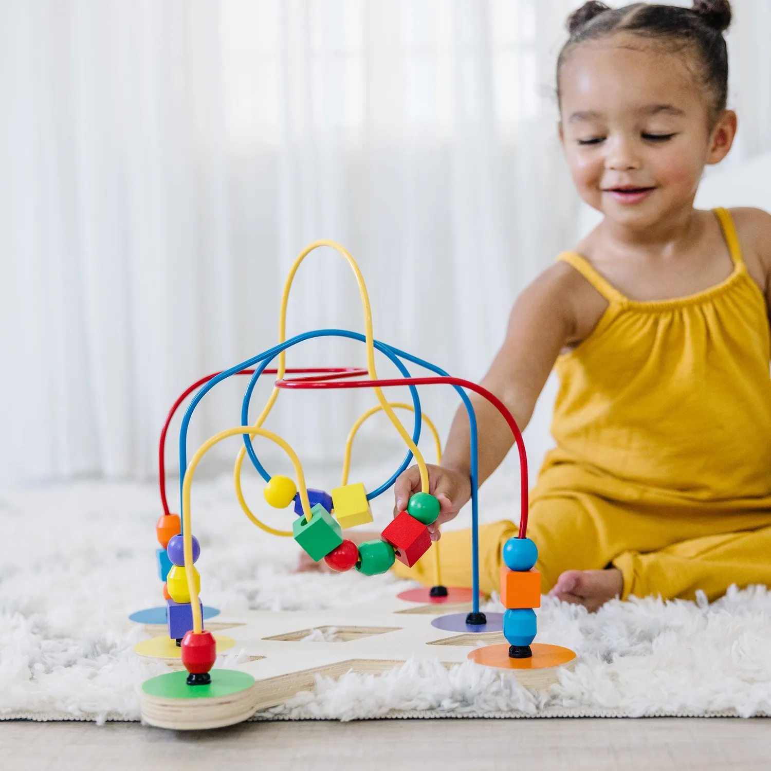Melissa & Doug Wooden Bead Maze Motorikschleife Holz