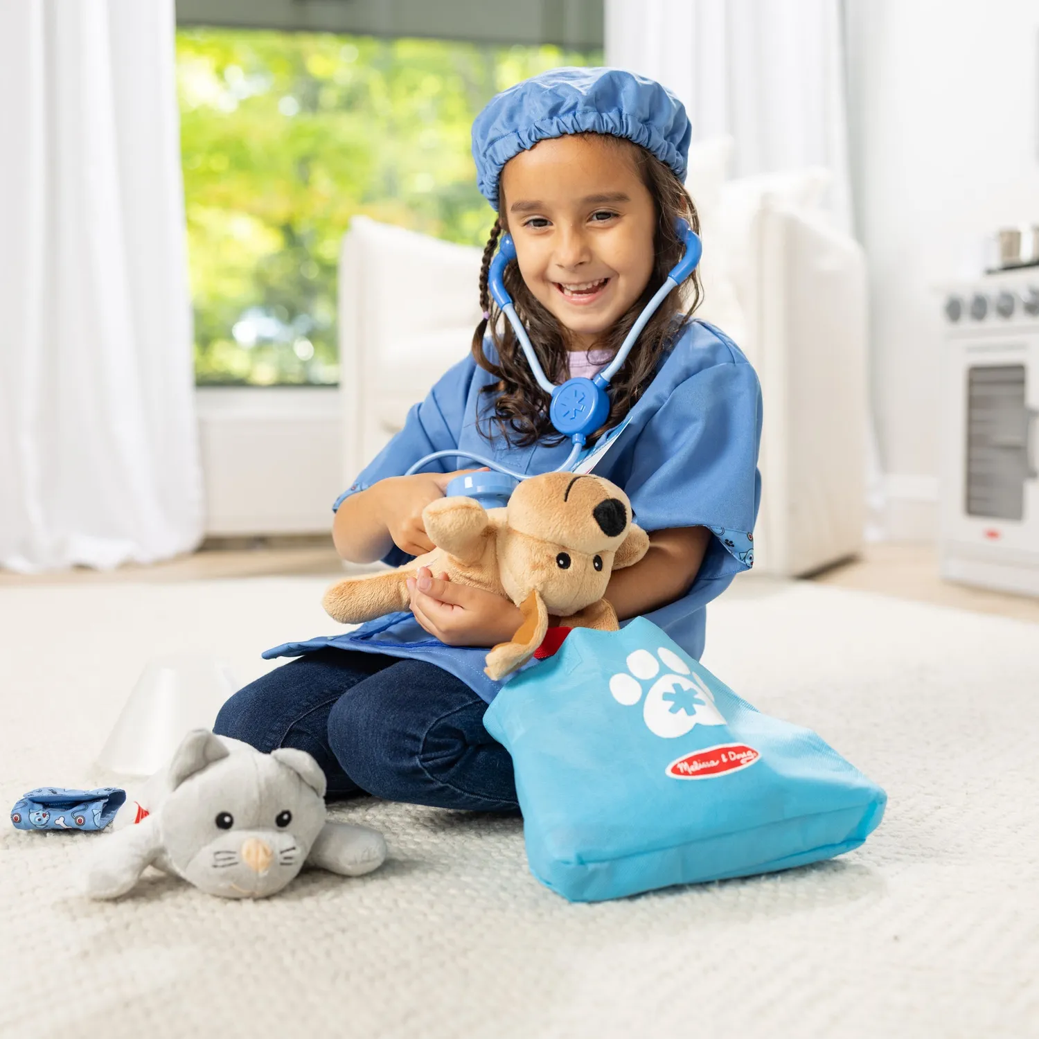 Melissa & Doug Pet Vet Tierarzt Spielset 2-teilig Plüsch