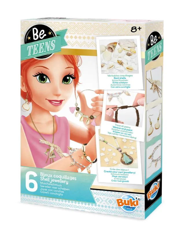 Buki BE122 Muschelschmuck Bastelset 6 Schmuck ab 8 Jahre