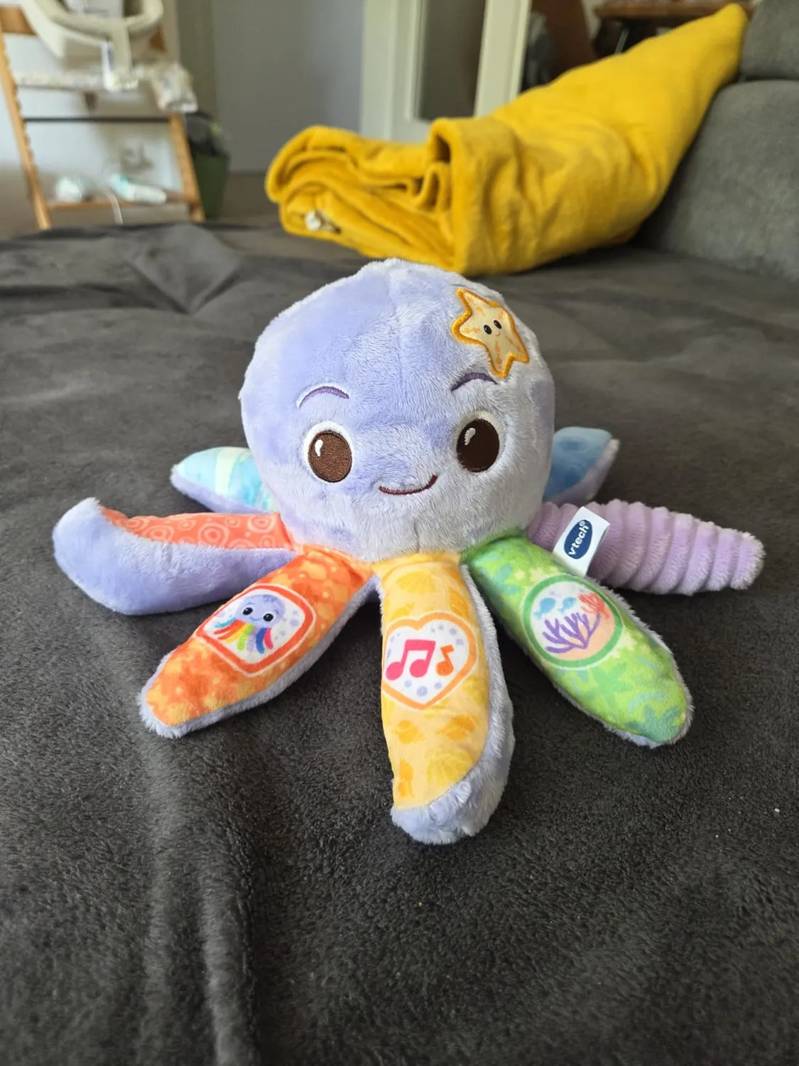 VTech Baby Plüsch-Oktopus Kuscheltier mit Musik 3-36 Monate