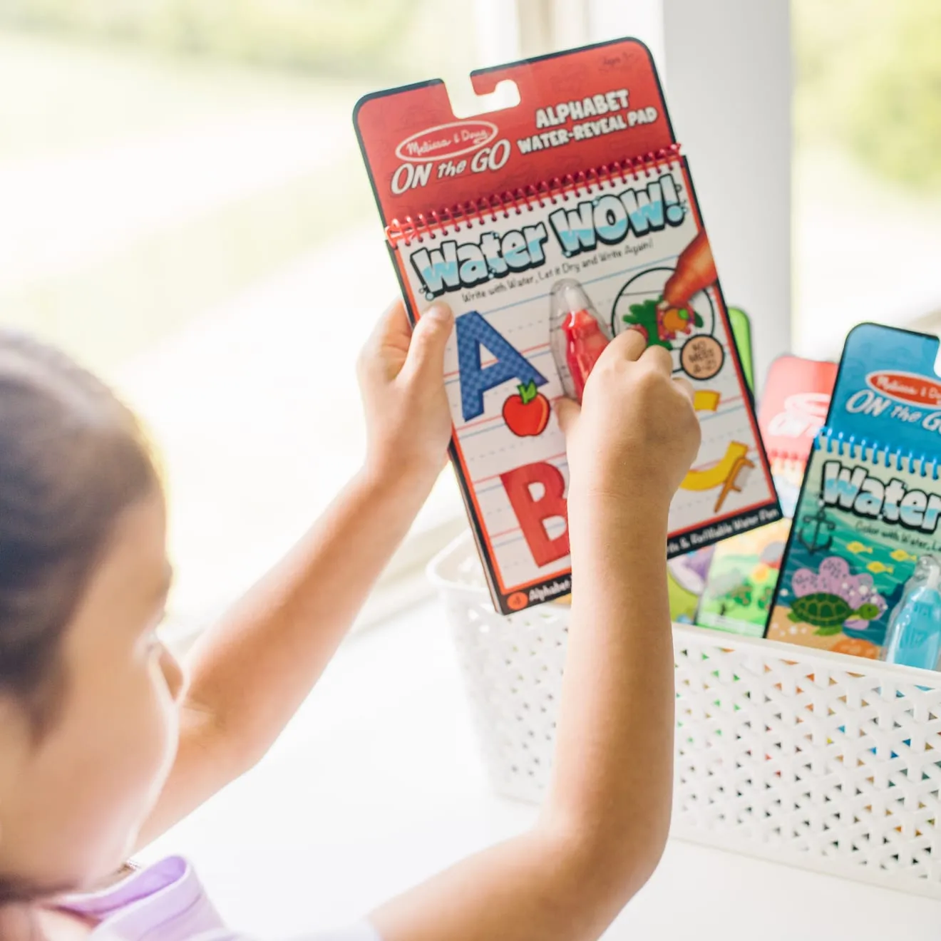 Melissa & Doug Water Wow Tiere Alphabet Zahlen Malset 3 Hefte