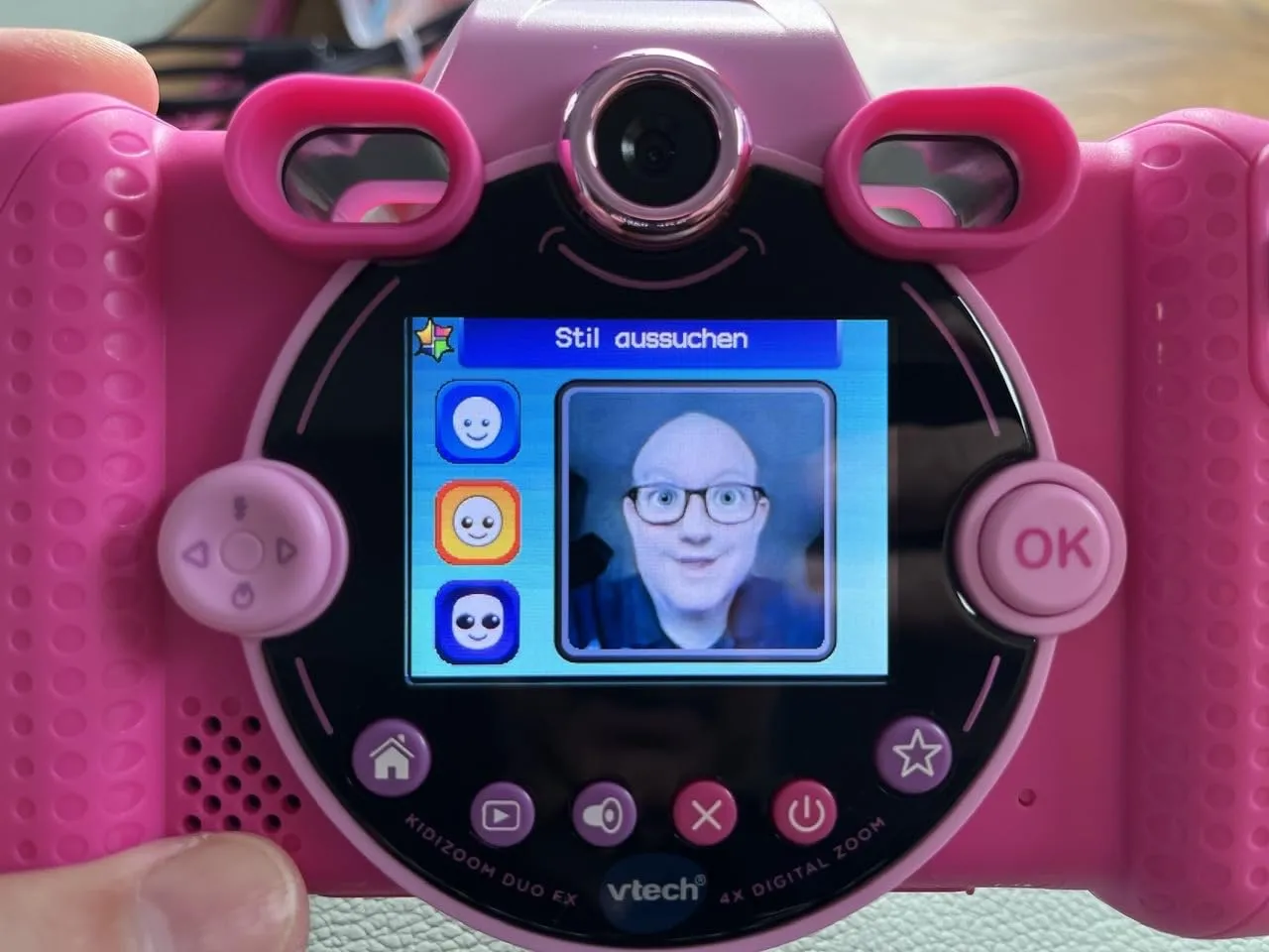 VTech KidiZoom Duo FX Kinderkamera Pink Doppel-Objektiv 5 MP
