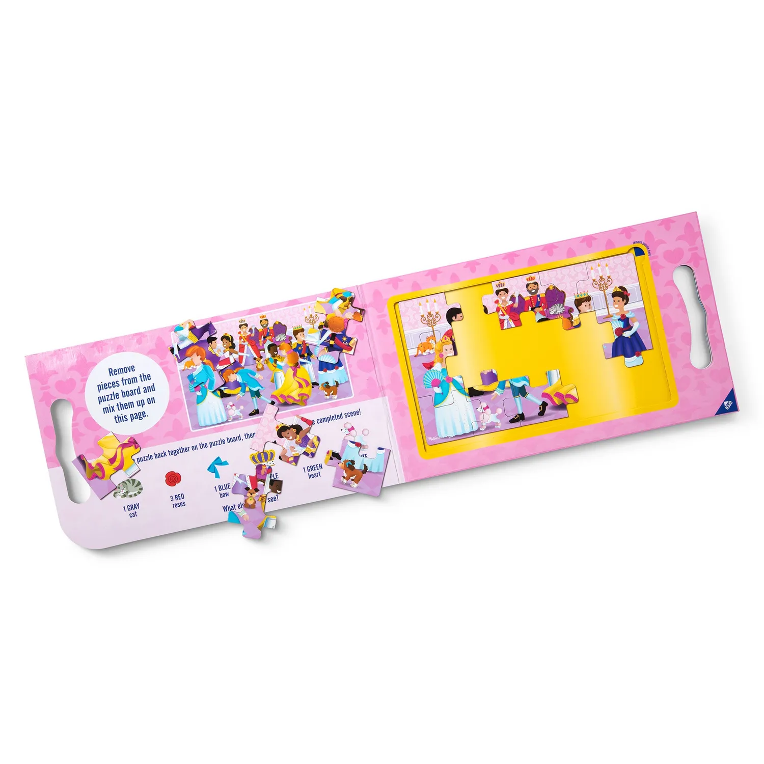 Melissa and Doug Magnetpuzzle Prinzessin 2x15 Teile Reise