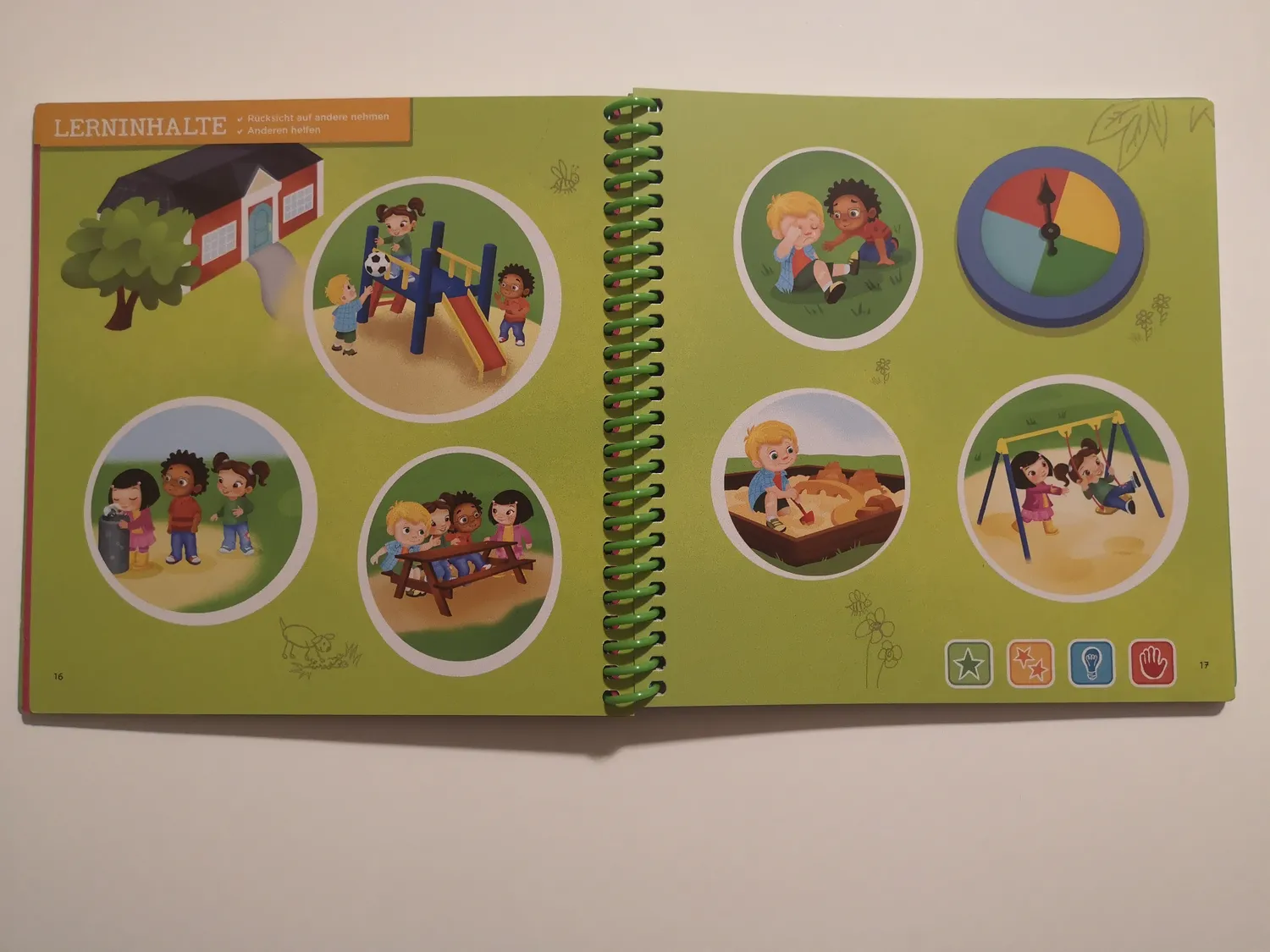 VTech MagiBook Ein Tag im Kindergarten Lernbuch Stufe 1 Empathie