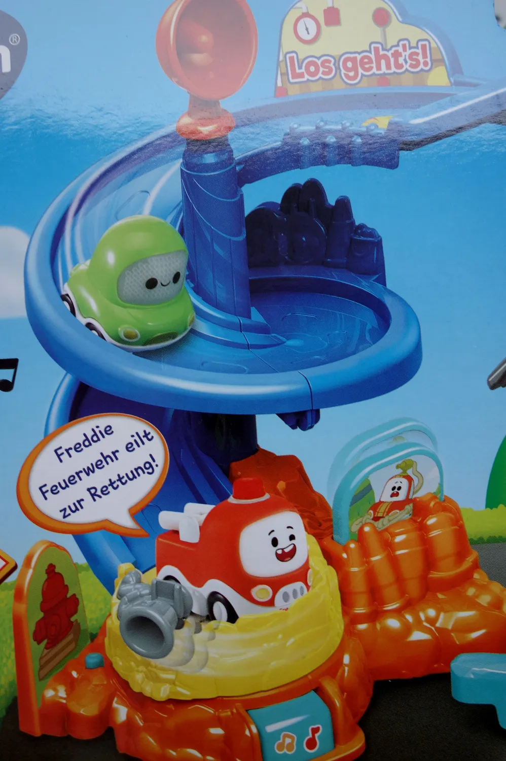 VTech Tut Tut Baby Flitzer 3-in-1 Actionrampe Spielset mit Auto