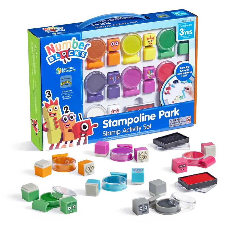 Learning Resources Numberblocks Stampoline Freizeitpark Stempelset