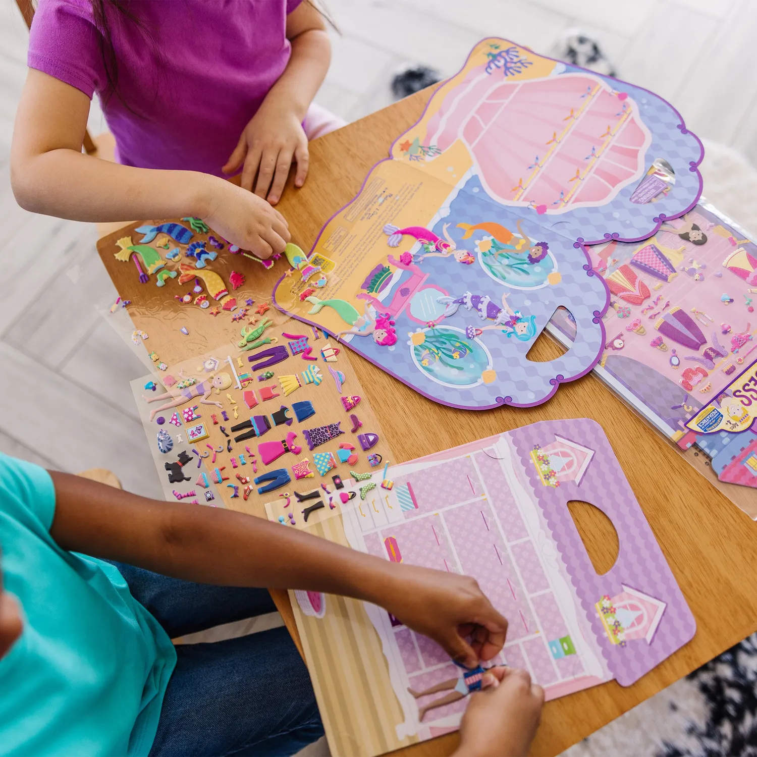 Melissa & Doug Puffy Sticker Bundle Prinzessin 3er Set